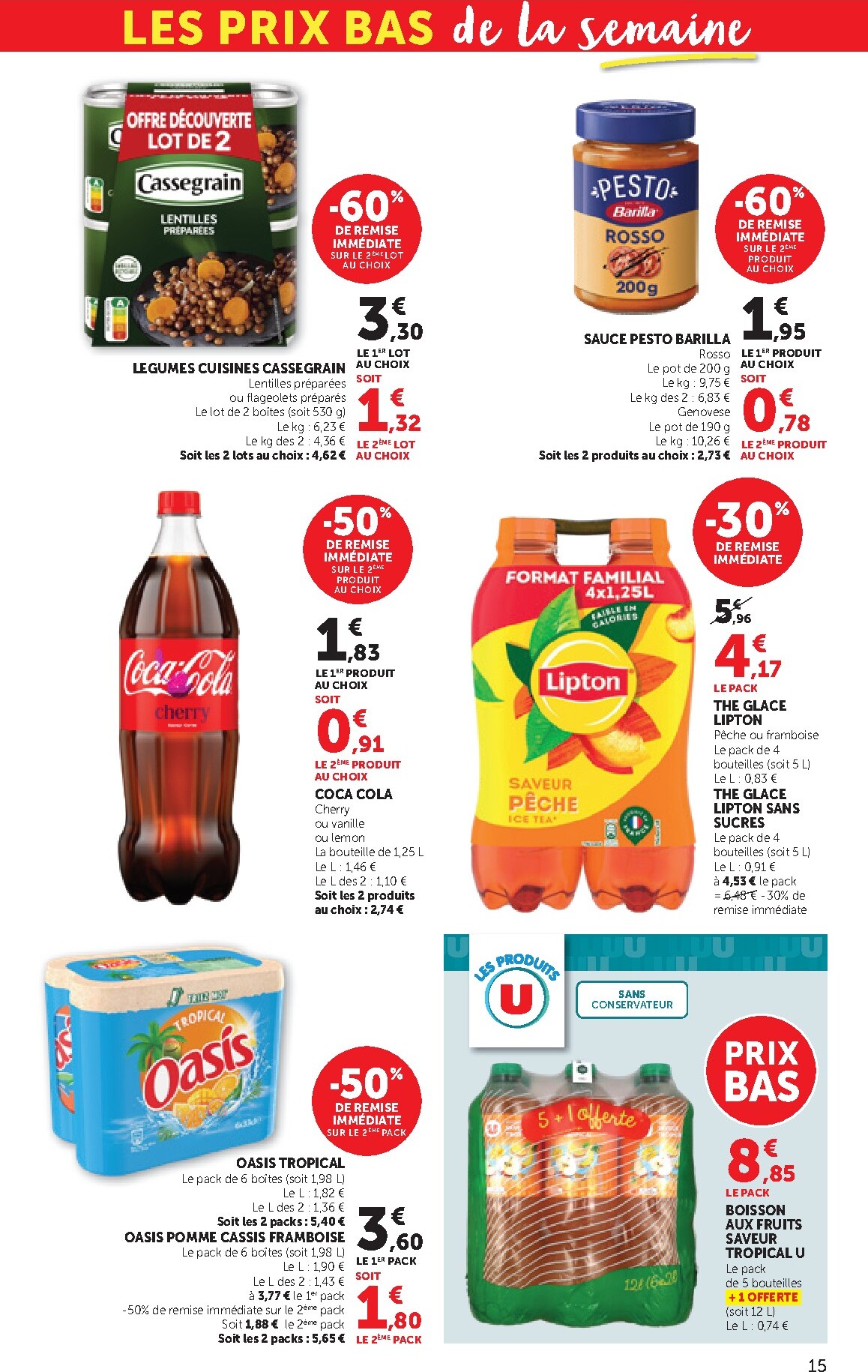 bi1 - Current Bi1 - Supermarché leaflet valid from du mardi 23/06/2026 to du dimanche 05/07/2026 - page: 15