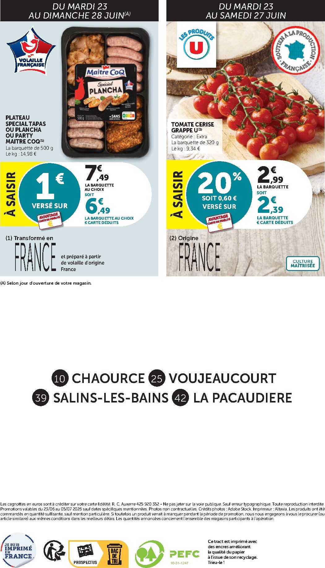 bi1 - Current Bi1 - Supermarché leaflet valid from du mardi 23/06/2026 to du dimanche 05/07/2026 - page: 18