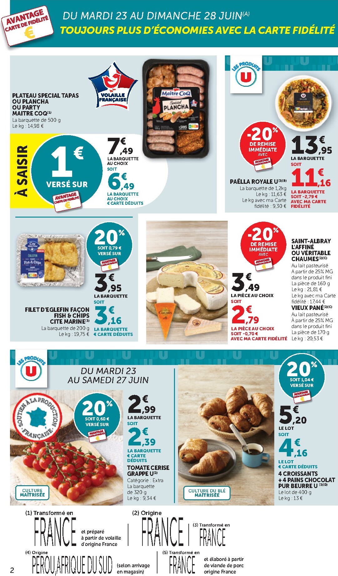 bi1 - Current Bi1 - Supermarché leaflet valid from du mardi 23/06/2026 to du dimanche 05/07/2026 - page: 2