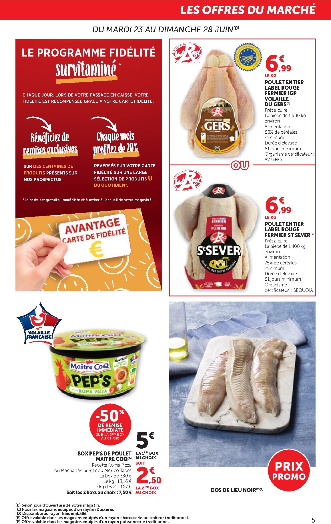 bi1 - Current Bi1 - Supermarché leaflet valid from du mardi 23/06/2026 to du dimanche 05/07/2026 - page: 5