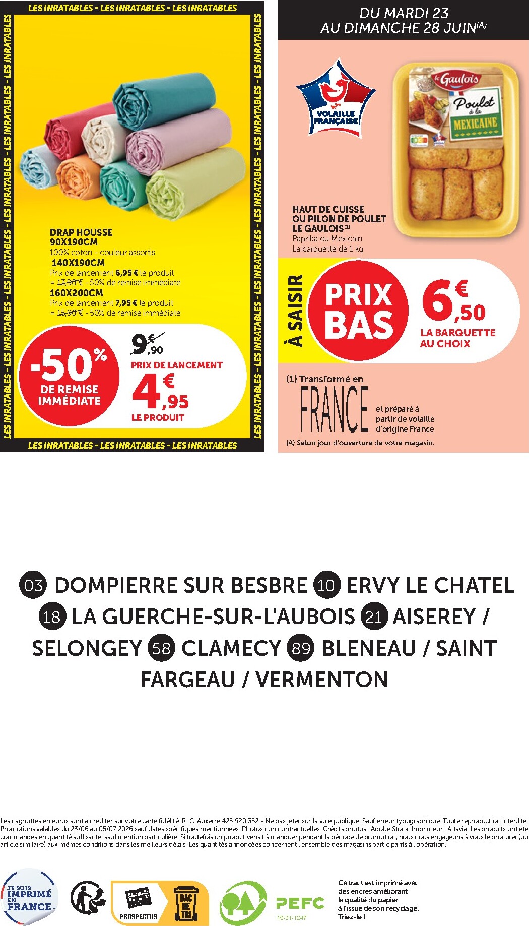 bi1 - Current Bi1 leaflet valid from du mardi 23/06/2026 to du dimanche 05/07/2026 - page: 32