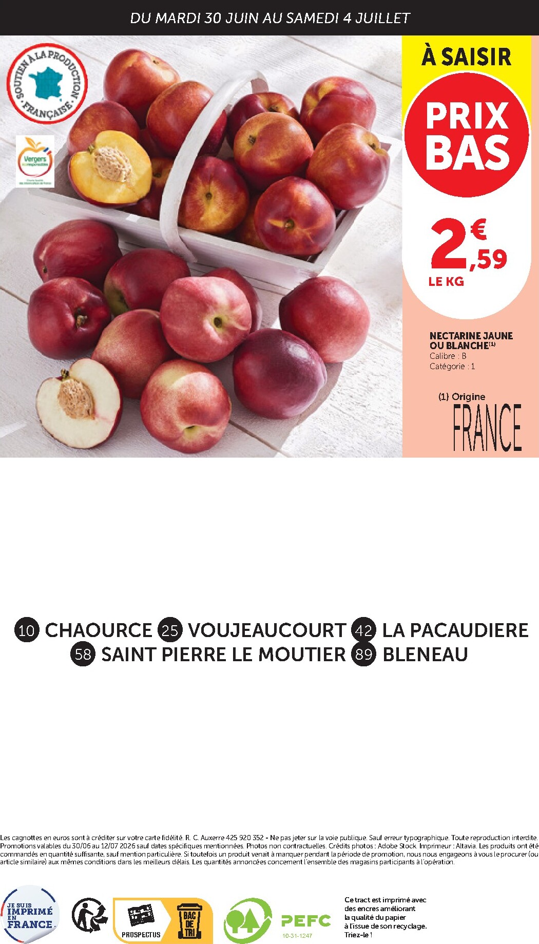 bi1 - Current Bi1 - Supermarché leaflet valid from du mardi 30/06/2026 to du dimanche 12/07/2026 - page: 16