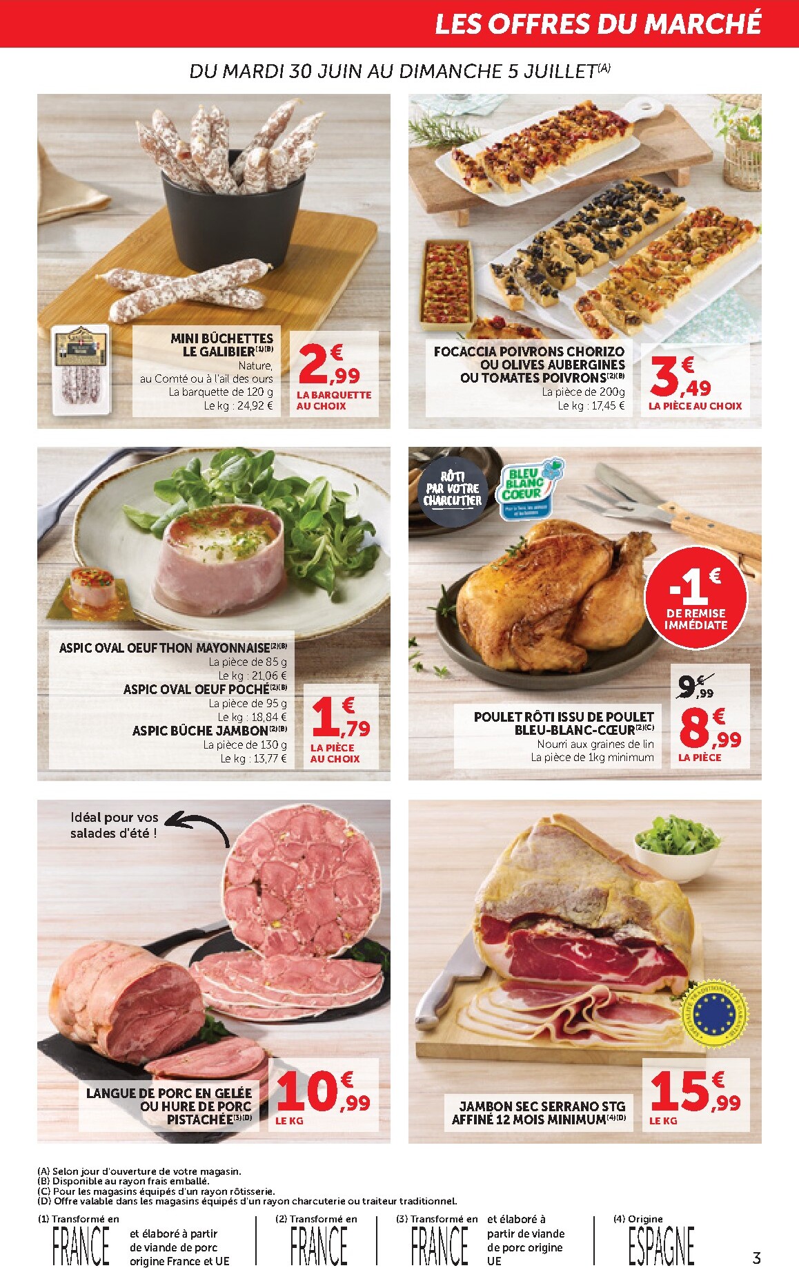 bi1 - Current Bi1 - Supermarché leaflet valid from du mardi 30/06/2026 to du dimanche 12/07/2026 - page: 3