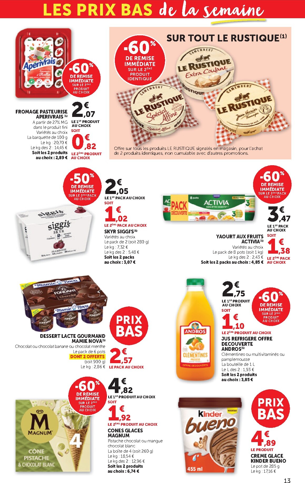 bi1 - Current Bi1 - Supermarché leaflet valid from du mardi 30/06/2026 to du dimanche 12/07/2026 - page: 13