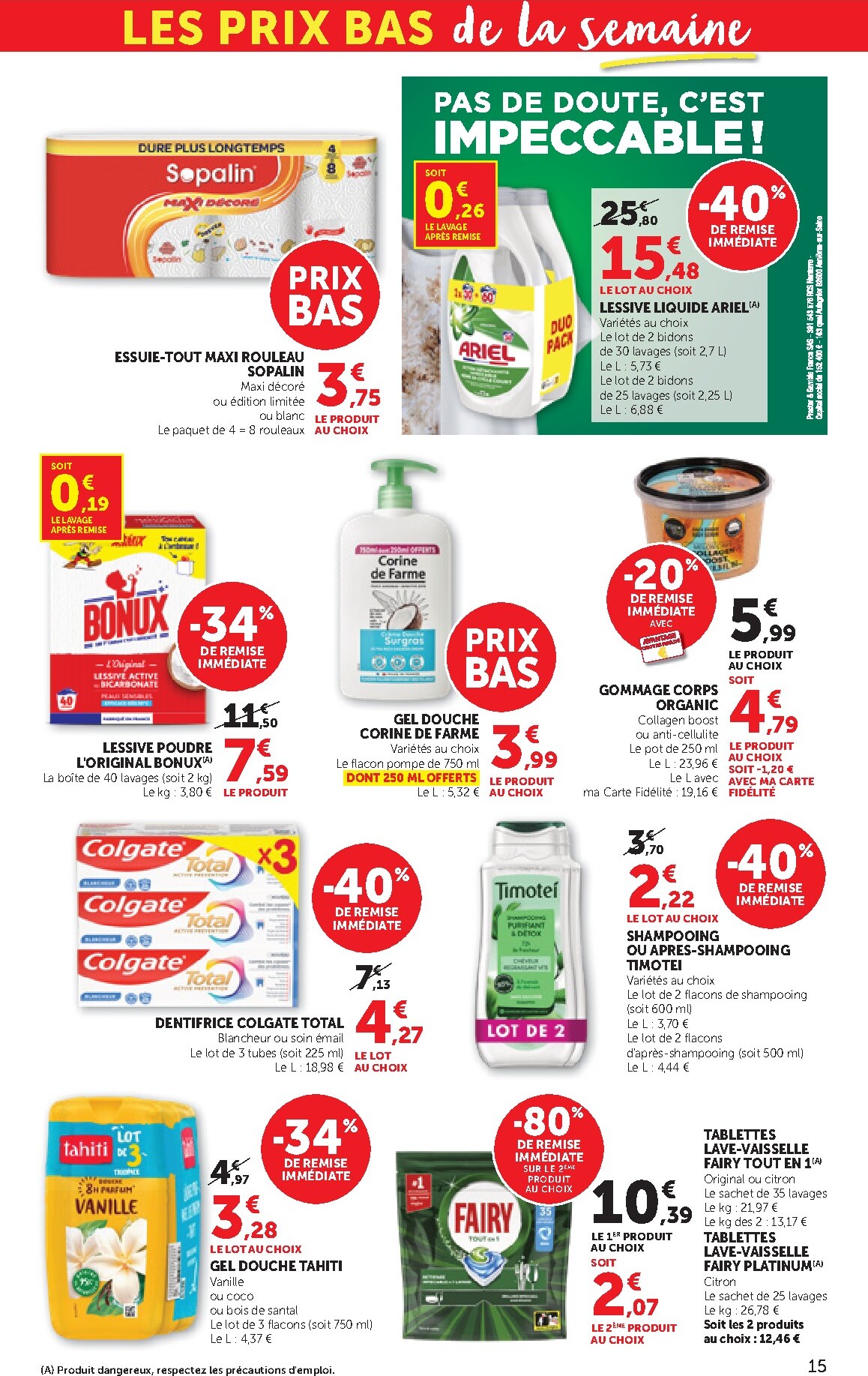 bi1 - Current Bi1 supermarché leaflet valid from du mardi 30/06/2026 to du dimanche 12/07/2026 - page: 15