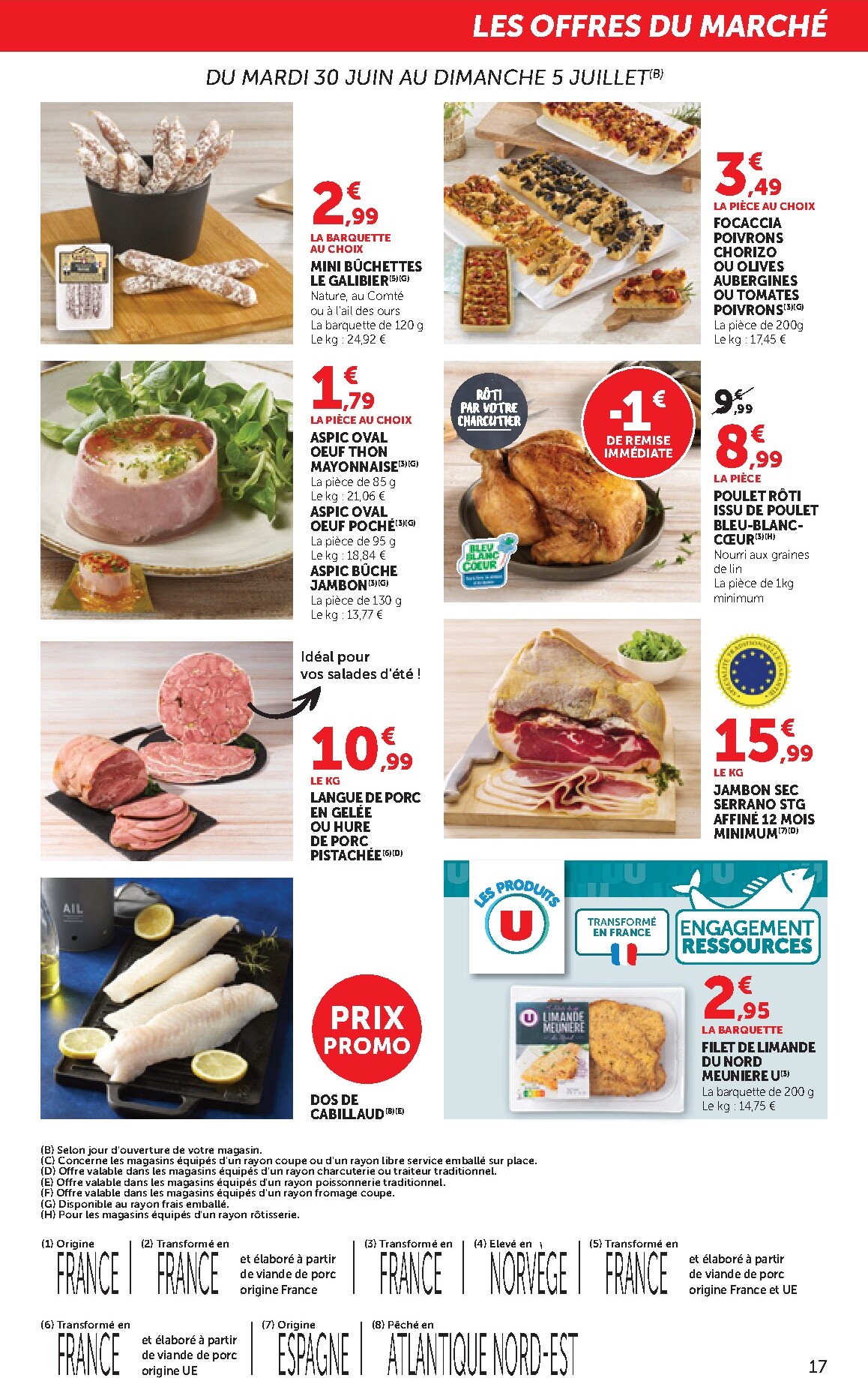 bi1 - Current Bi1 supermarché leaflet valid from du mardi 30/06/2026 to du dimanche 12/07/2026 - page: 17