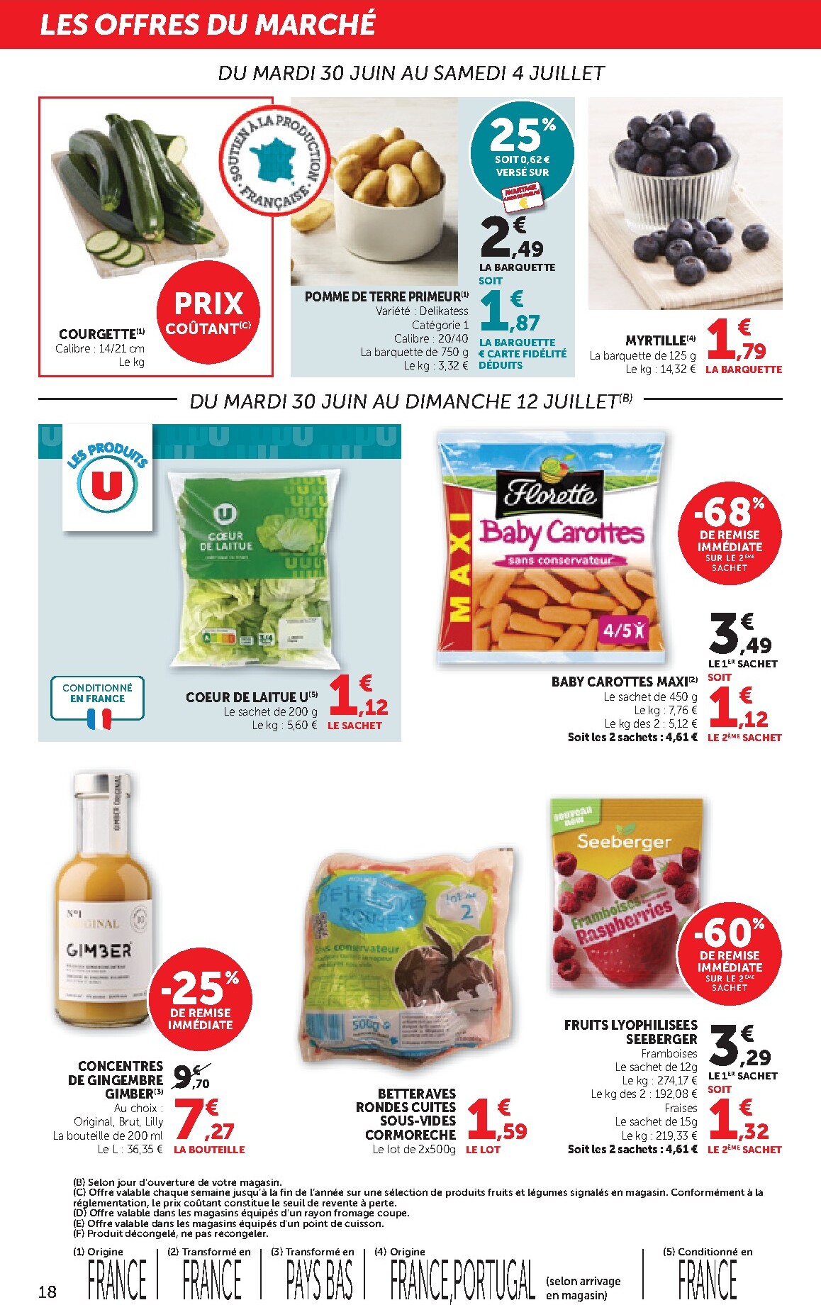 bi1 - Current Bi1 supermarché leaflet valid from du mardi 30/06/2026 to du dimanche 12/07/2026 - page: 18