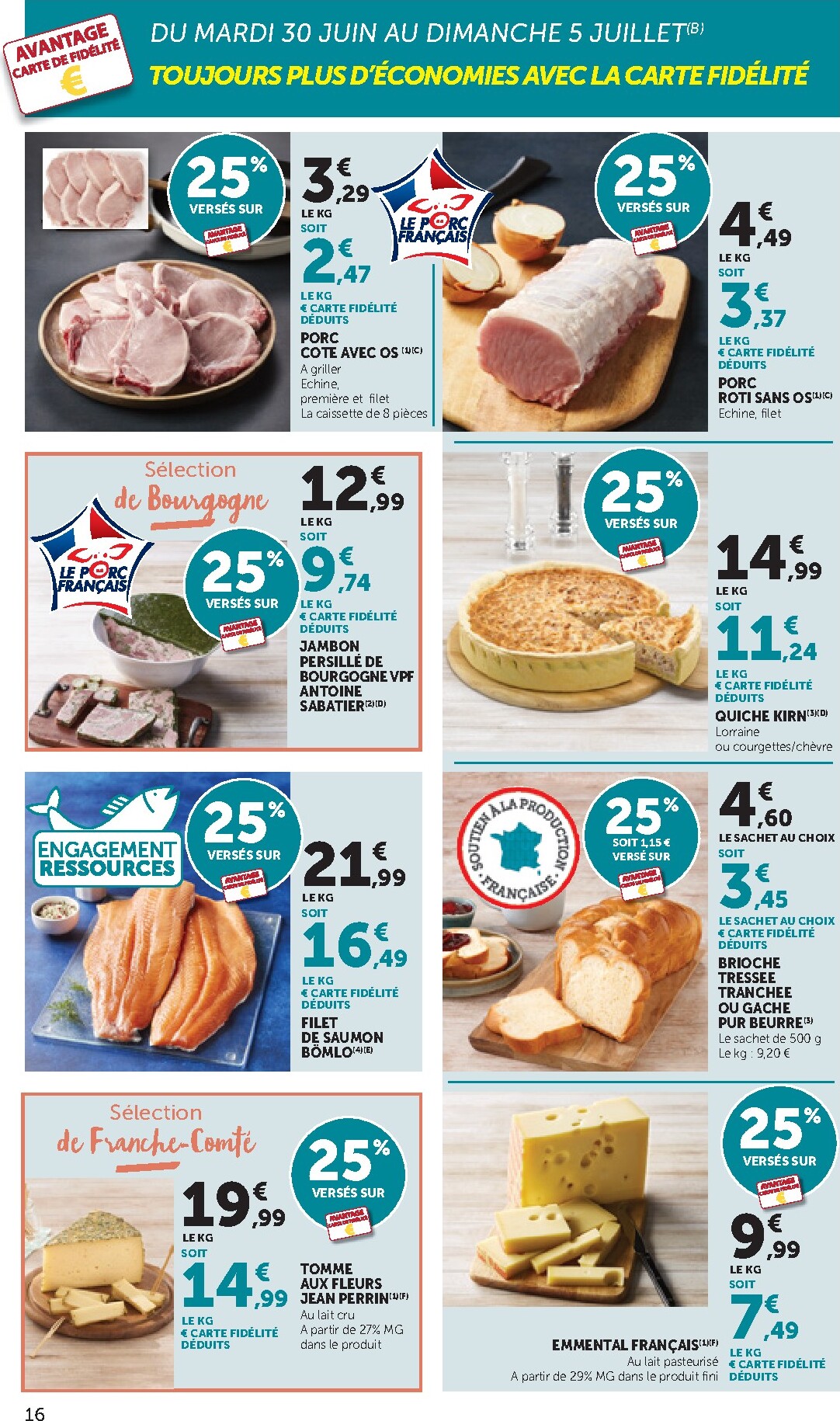 bi1 - Current Bi1 supermarché leaflet valid from du mardi 30/06/2026 to du dimanche 12/07/2026 - page: 16