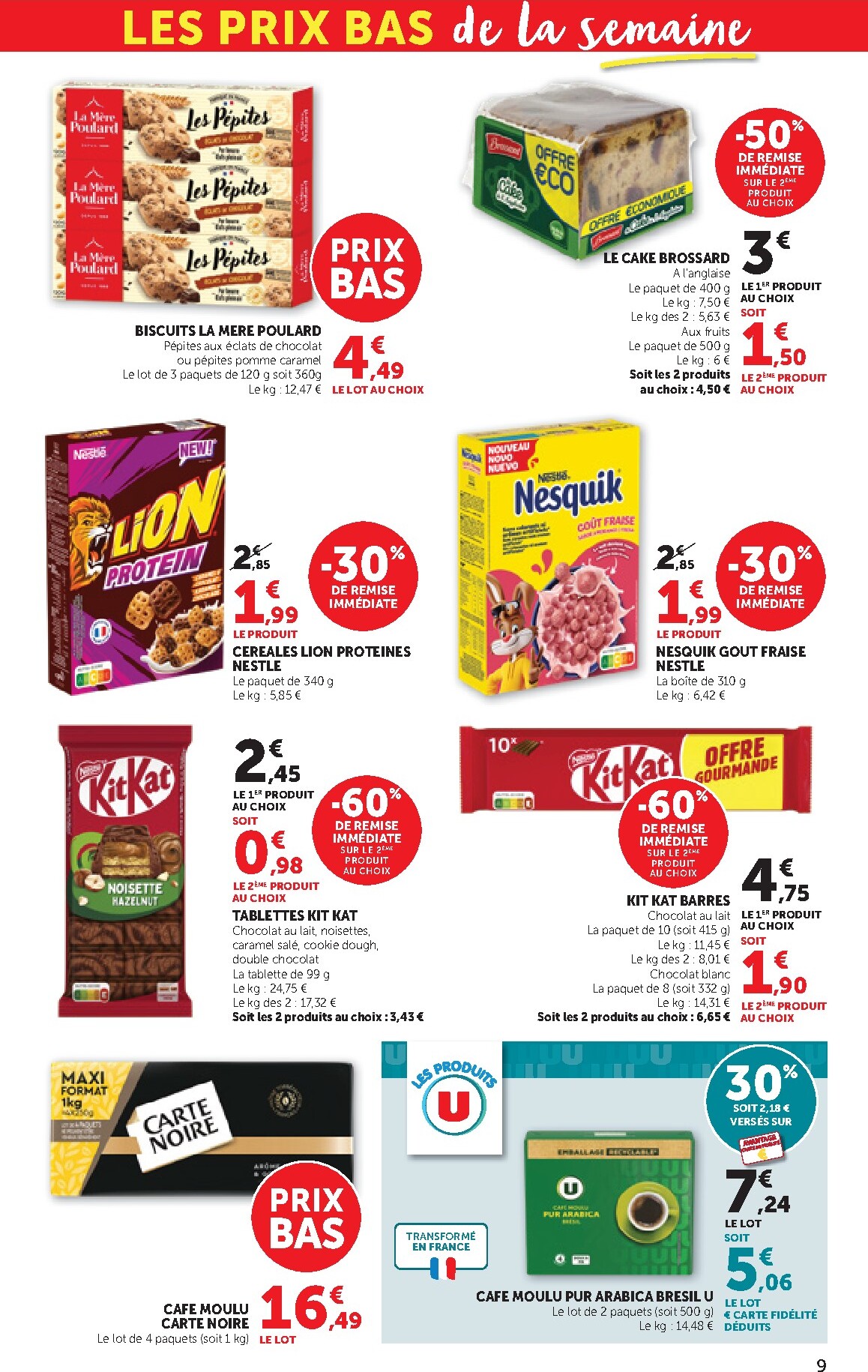 bi1 - Current Bi1 supermarché leaflet valid from du mardi 30/06/2026 to du dimanche 12/07/2026 - page: 9