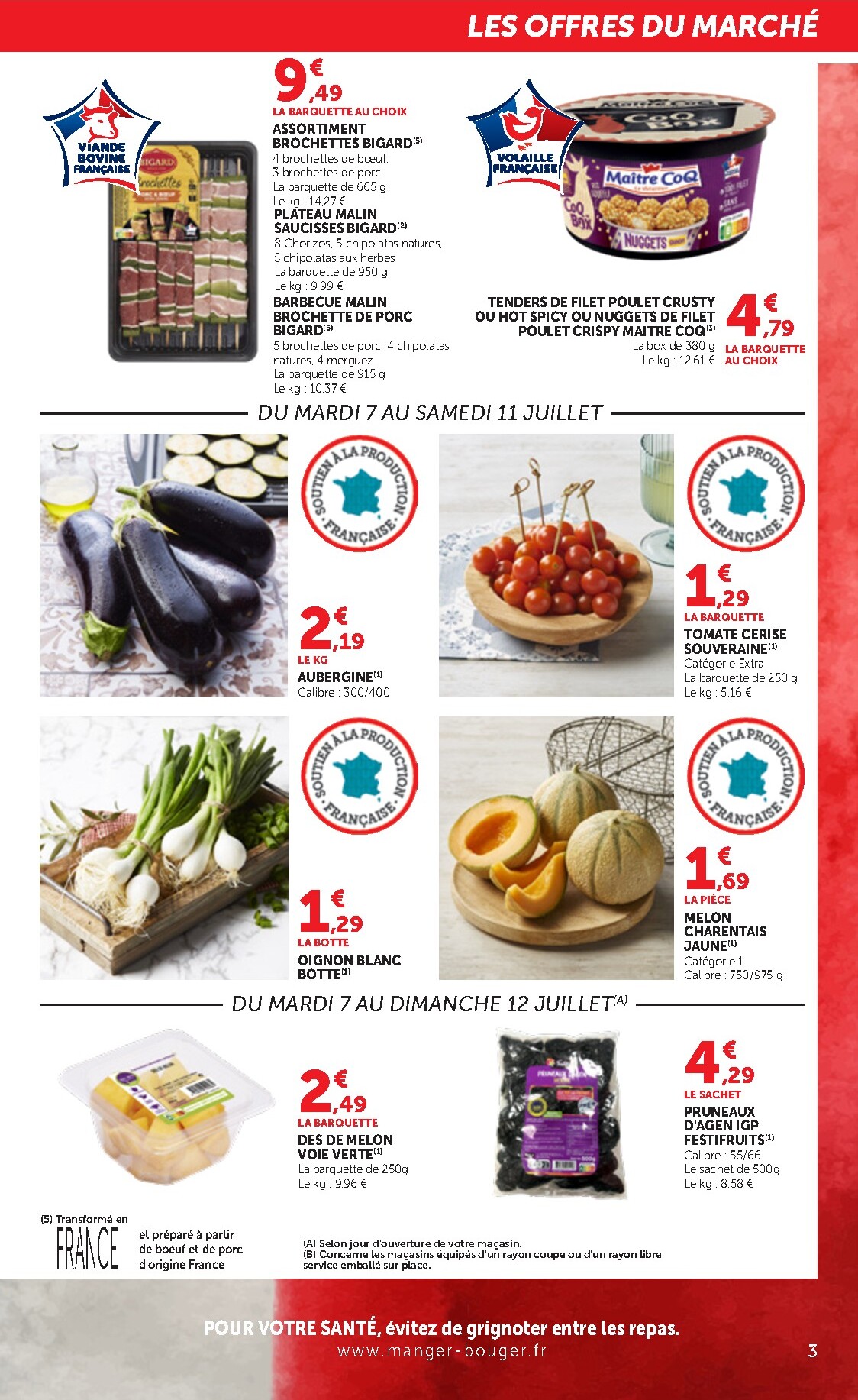 bi1 - Current Bi1 - Supermarché, Maxi Marché leaflet valid from du mardi 07/07/2026 to du dimanche 12/07/2026 - page: 3