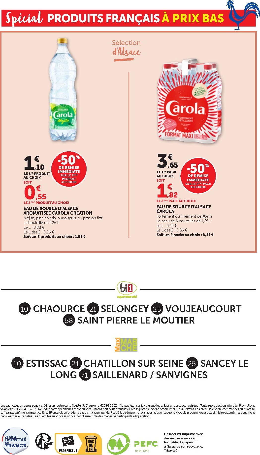 bi1 - Current Bi1 - Supermarché, Maxi Marché leaflet valid from du mardi 07/07/2026 to du dimanche 12/07/2026 - page: 16