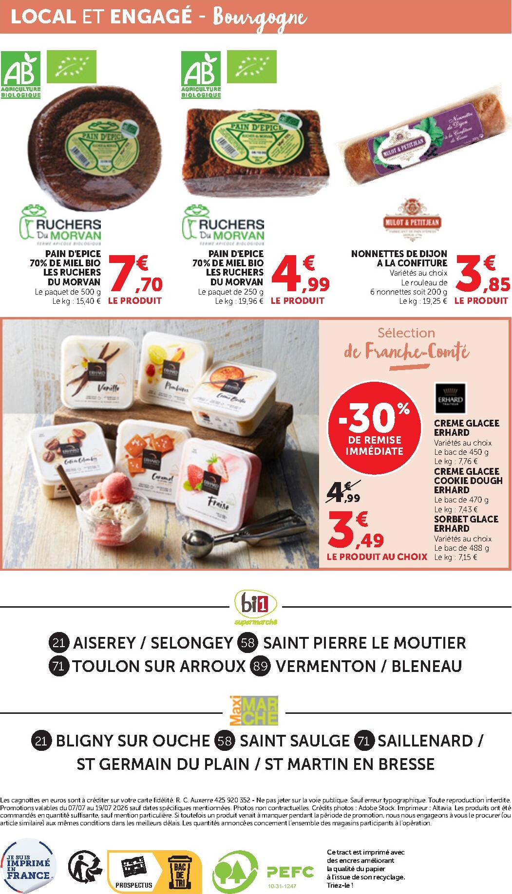bi1 - Current Bi1 - Supermarché, Maximarché leaflet valid from du mardi 07/07/2026 to du dimanche 19/07/2026 - page: 20