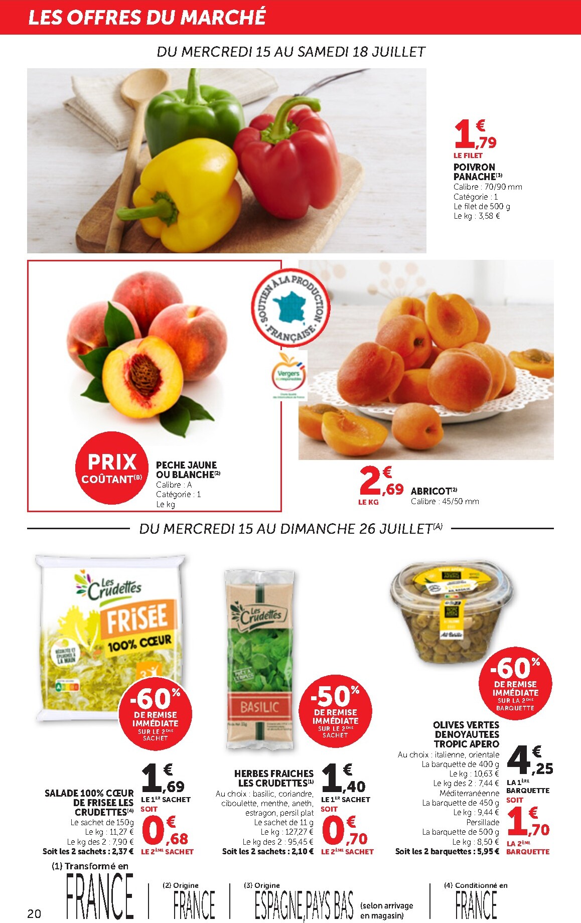 bi1 - Current Bi1 leaflet valid from du mercredi 15/07/2026 to du dimanche 26/07/2026 - page: 20