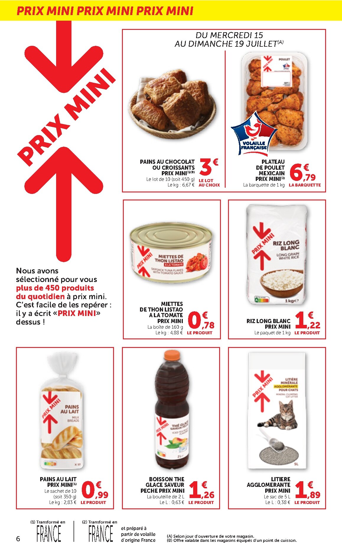bi1 - Current Bi1 - Supermarché, Maxi Marché leaflet valid from du mercredi 15/07/2026 to du dimanche 26/07/2026 - page: 6
