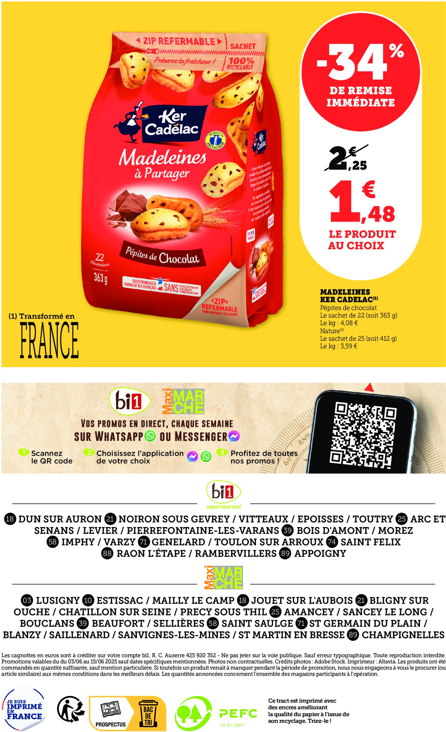 bi1 - Catalogue Bi1 valable dès 03/06 - 15/06 - page: 16