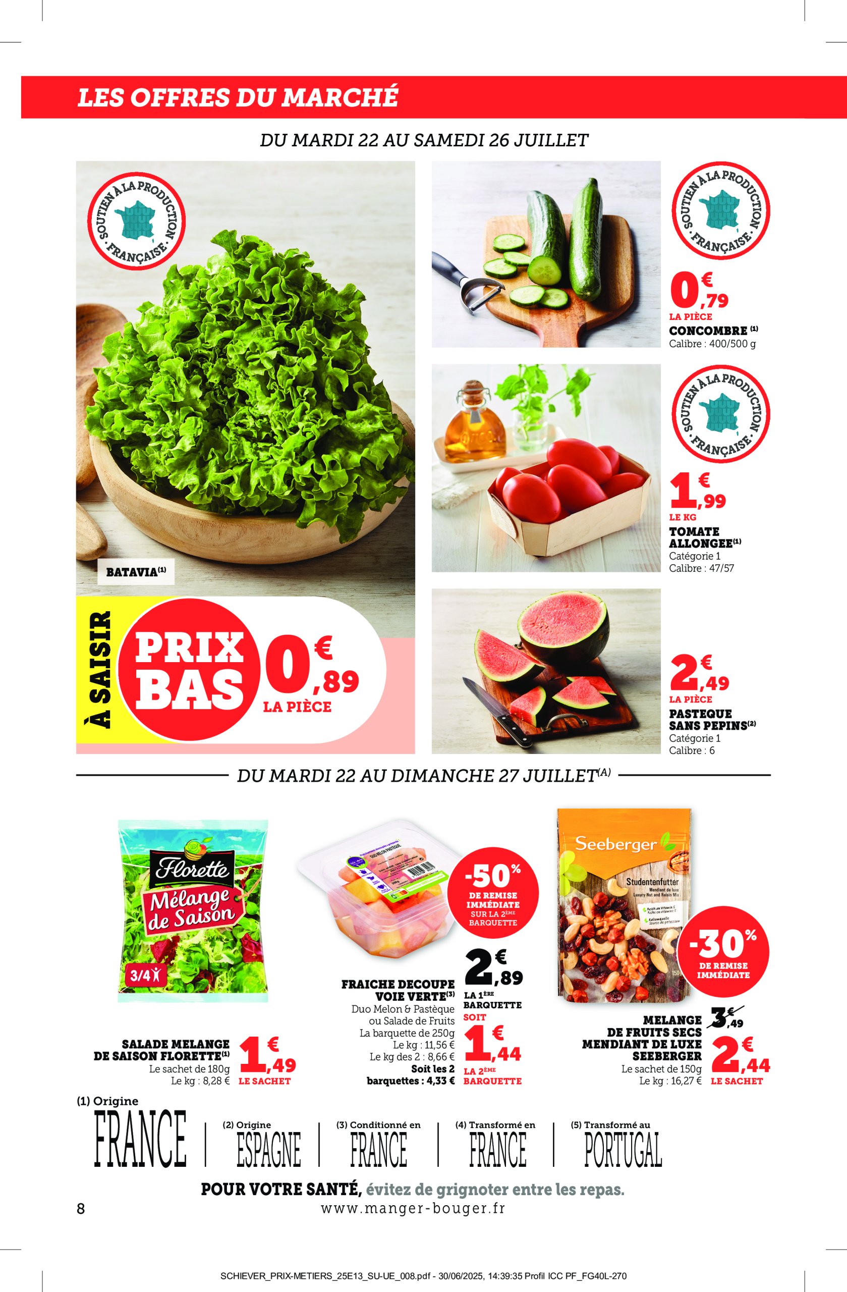 bi1 - Catalogue Bi1 valable du 22/07 au 27/07 - page: 8