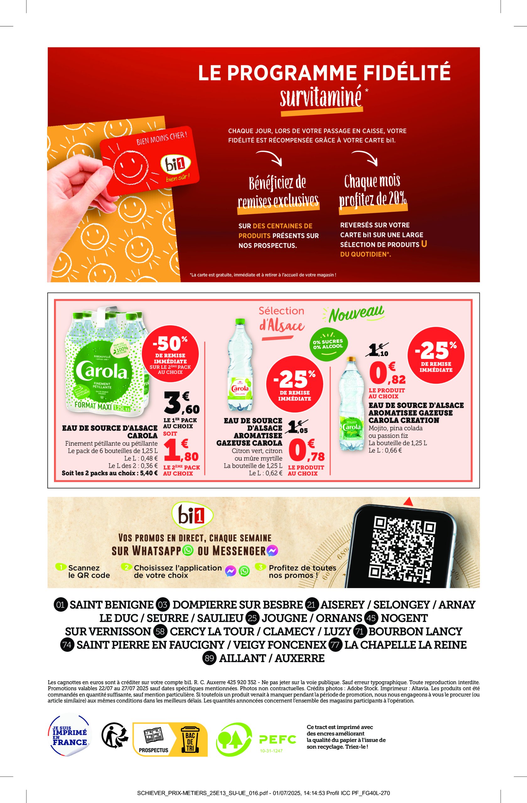 bi1 - Catalogue Bi1 valable du 22/07 au 27/07 - page: 16