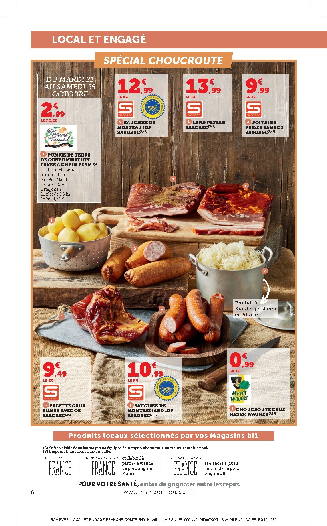 bi1 - Catalogue Bi1 valable du 21/10 au 02/11 - page: 6