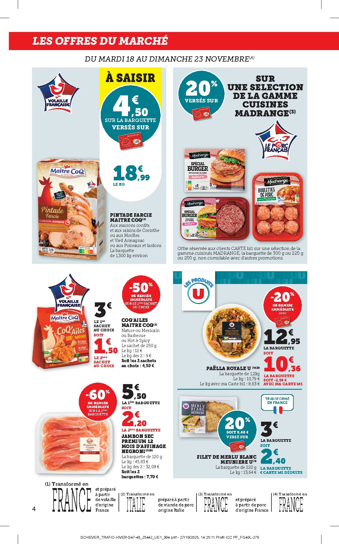 bi1 - Catalogue Bi1 valable du 18/11 au 30/11 - page: 4