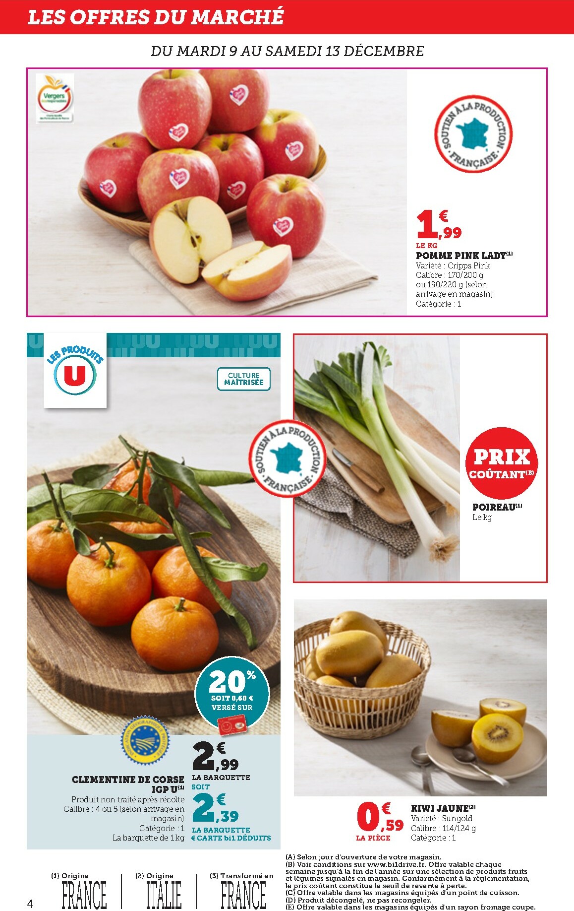 bi1 - Catalogue Bi1 - Noël valable du 09/12 au 24/12 - page: 4