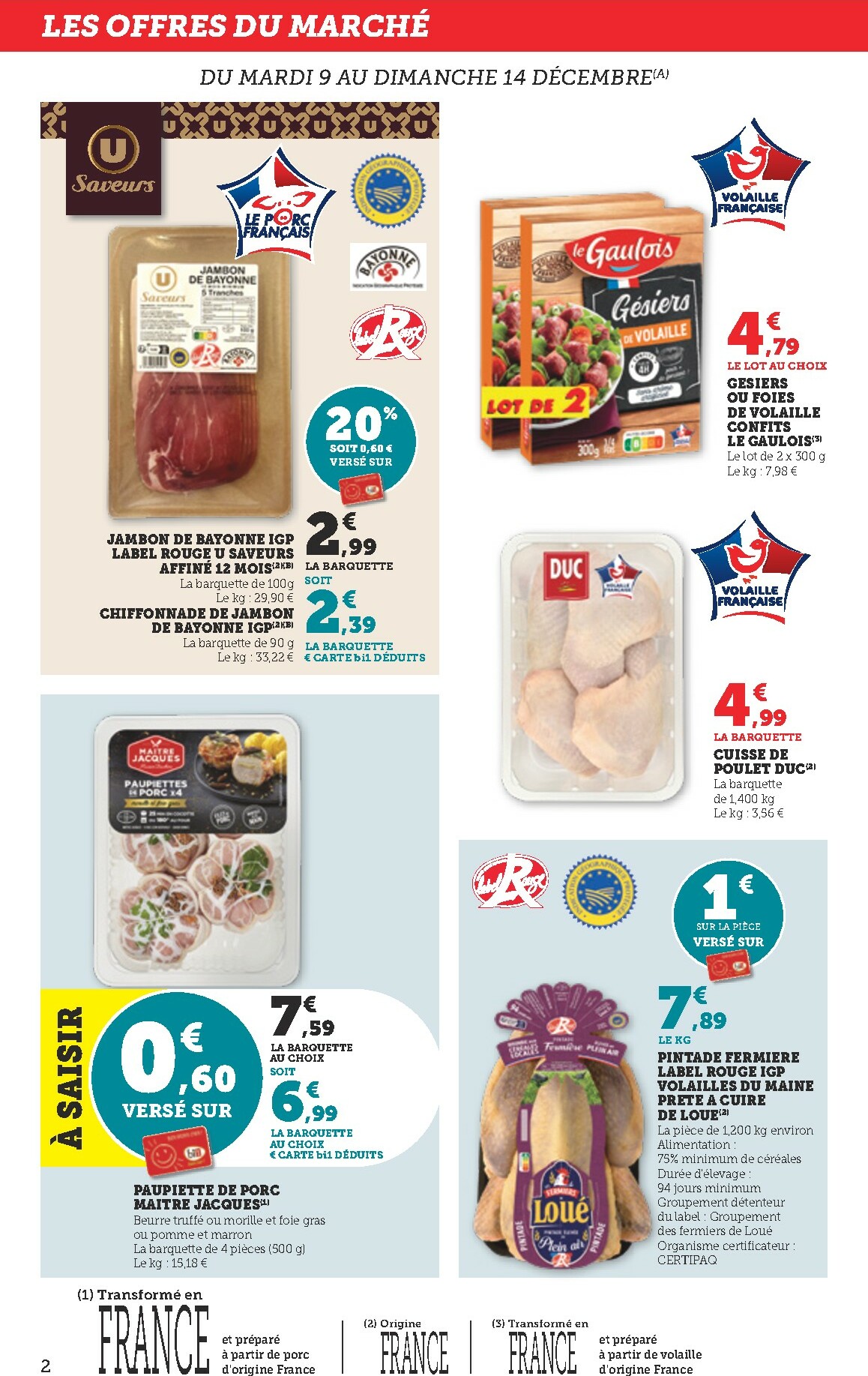 bi1 - Catalogue Bi1 - Noël valable du 09/12 au 24/12 - page: 2