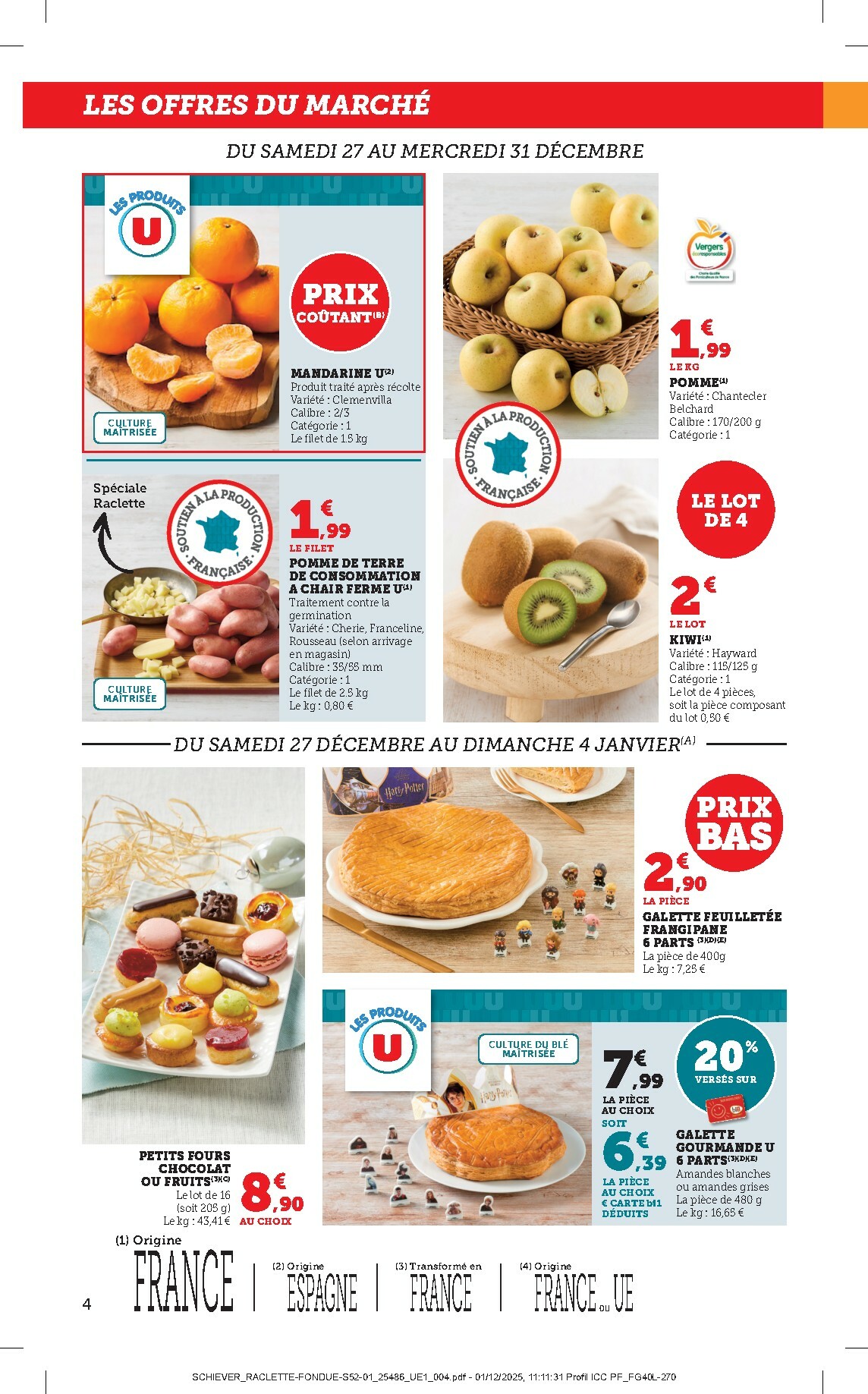 bi1 - Catalogue Bi1 valable du 27/12 au 04/01 - page: 4