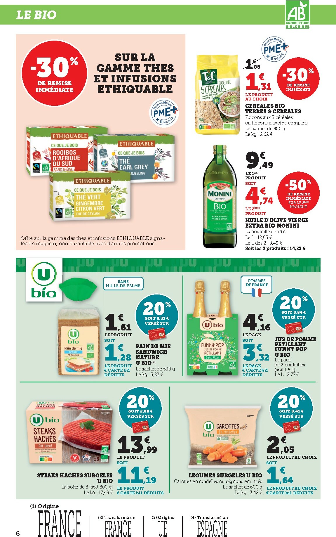 bi1 - Catalogue Bi1 - Supermarché valable du 27/01 au 08/02 - page: 6