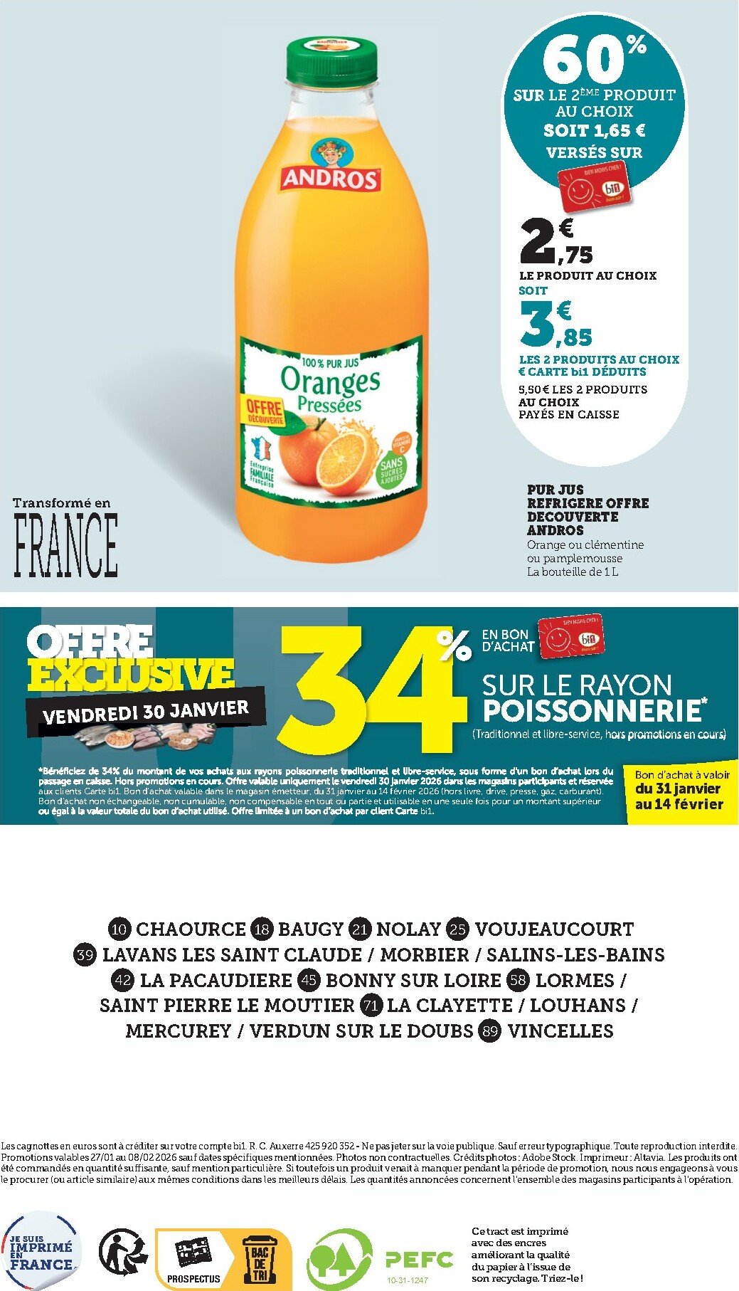 bi1 - Catalogue Bi1 - Supermarché valable du 27/01 au 08/02 - page: 12