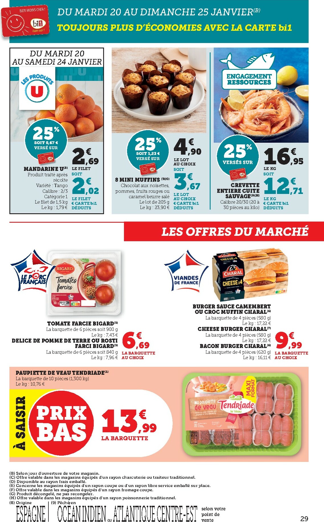 bi1 - Catalogue Bi1 - Dompierre-sur-Besbre, Clamecy, Veigy-Foncenez, Auxerre valable du 20/01 au 01/02 - page: 29