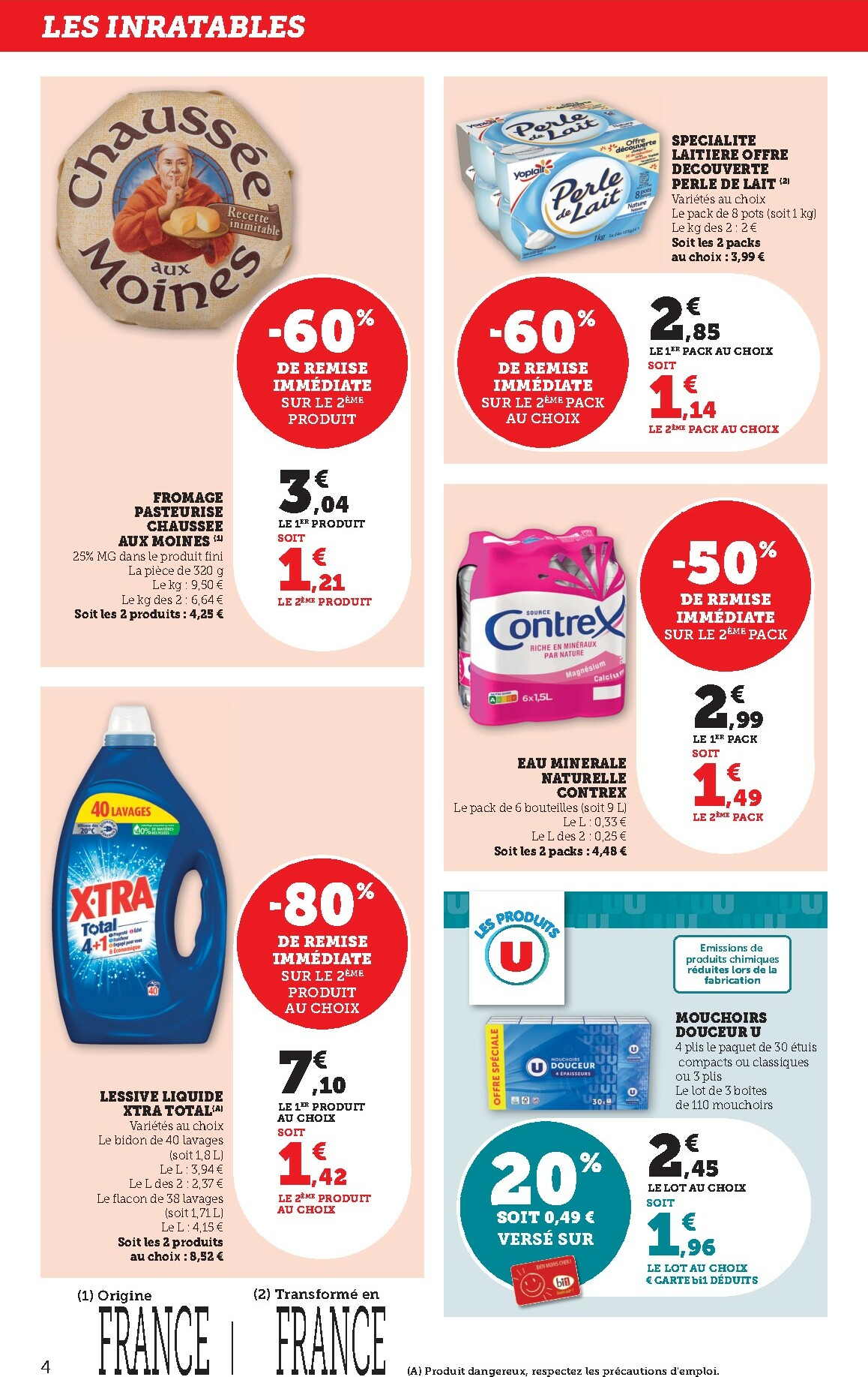 bi1 - Catalogue Bi1 - Supermarché valable du 20/01 au 01/02 - page: 4