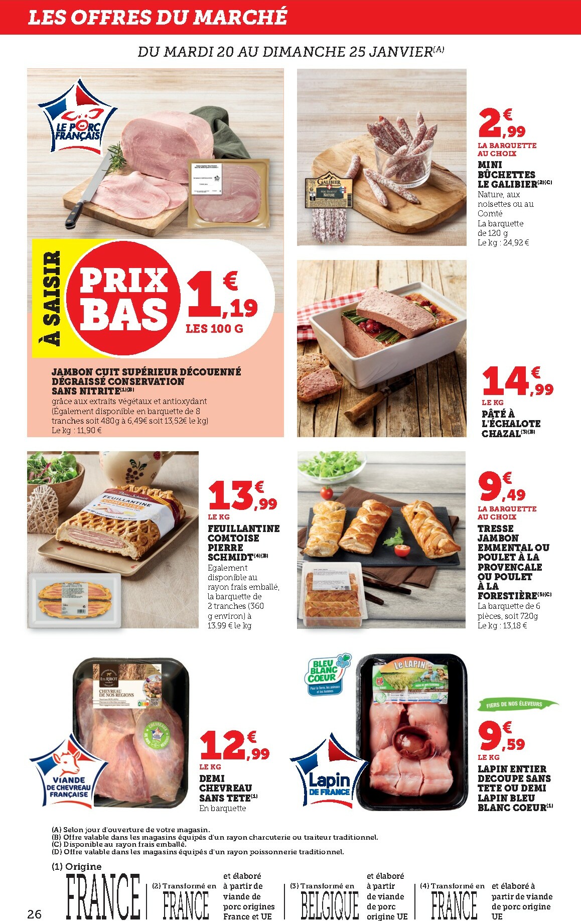 bi1 - Catalogue Bi1 - Supermarché valable du 20/01 au 01/02 - page: 26