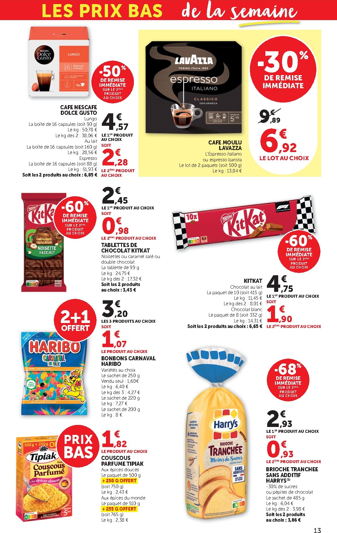 bi1 - Catalogue Bi1 Supermarché - Chaource, Baugy, Voujeaucourt, Lavans-les-Saint-Claude, Salins-les-Bains, La Pacaudière, Lormes, Saint-Pierre-le-Moûtier, La Clayette, Louhans, Verdun-sur-le-Doubs, Ancy-le-Franc, Bléneau valable du 24/02/2026 au 08/03/202 - page: 13