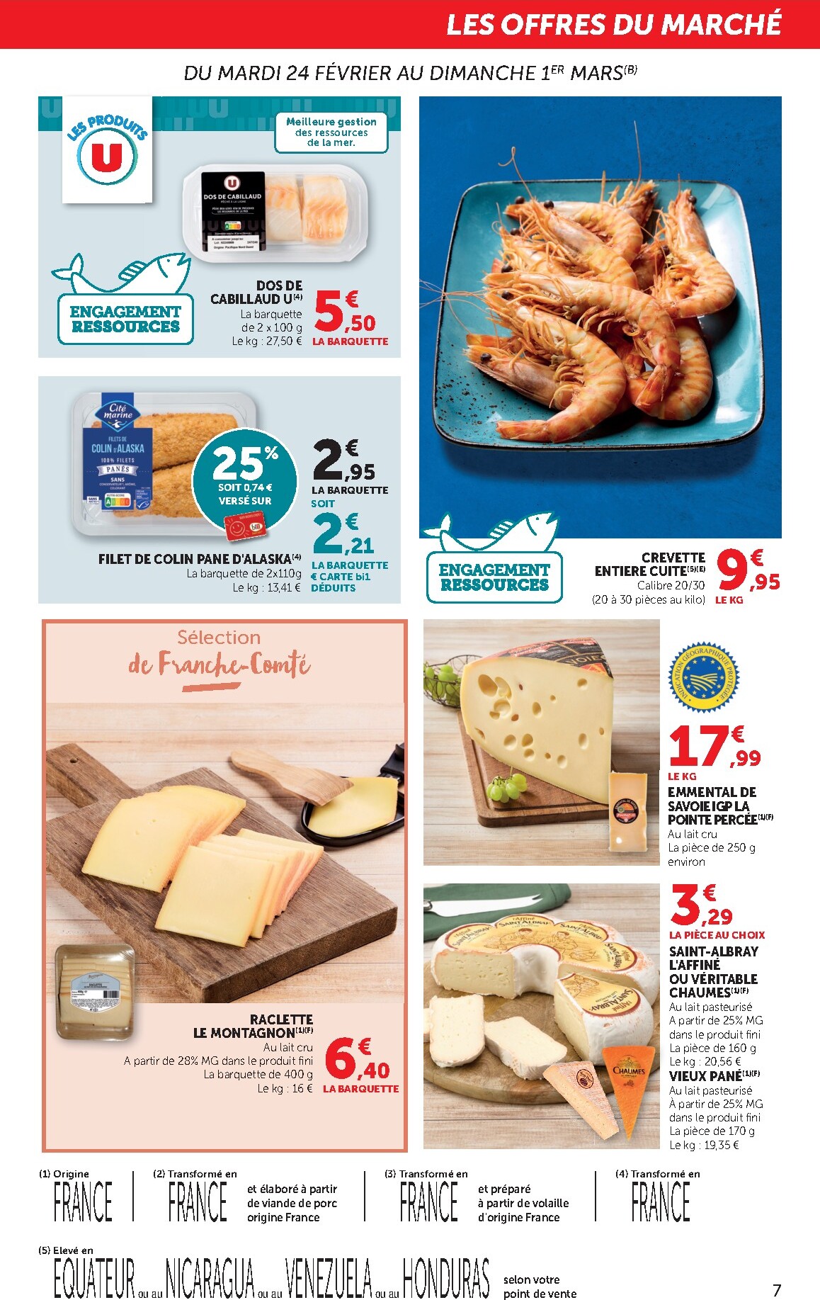 bi1 - Catalogue Bi1 Supermarché - Chaource, Baugy, Voujeaucourt, Lavans-les-Saint-Claude, Salins-les-Bains, La Pacaudière, Lormes, Saint-Pierre-le-Moûtier, La Clayette, Louhans, Verdun-sur-le-Doubs, Ancy-le-Franc, Bléneau valable du 24/02/2026 au 08/03/202 - page: 7