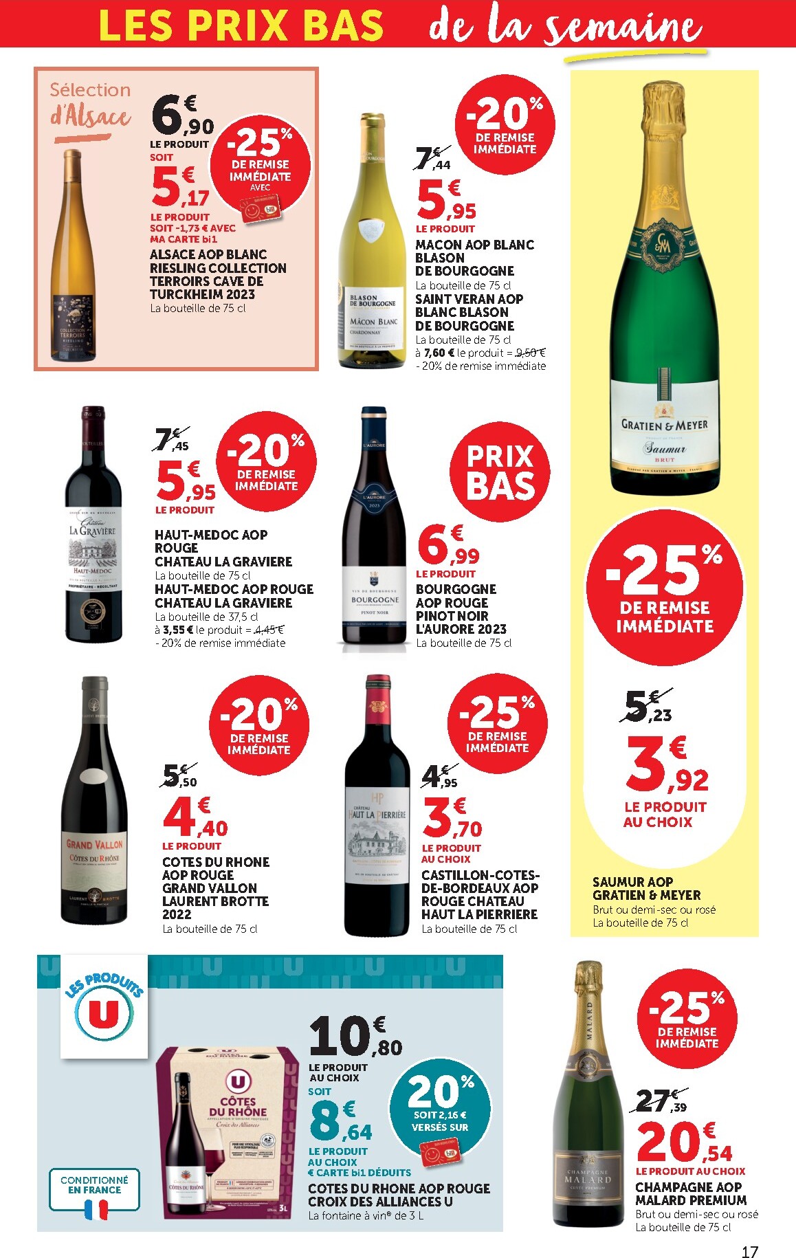 bi1 - Catalogue Bi1 Supermarché - Dompierre-sur-Besbre, Clamecy, Veigy-Foncenez, Auxerre valable du 24/02/2026 au 08/03/2026 - page: 17