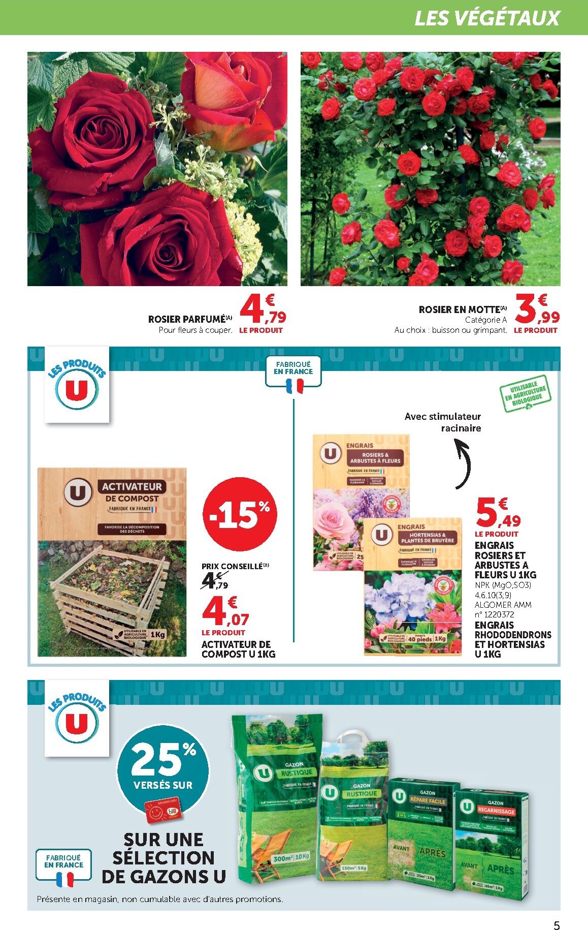 bi1 - Catalogue Bi1 Supermarché - Chaource, Ervy-le-Châtel, La Guerche-sur-l’Aubois, Bligny-sur-Ouche, Voujeaucourt, Lavans-les-Saint-Claude, Saint-Pierre-le-Moûtier, Verdun-sur-le-Doubs, Bléneau, Saint-Fargeau, Vermenton valable du 24/02/2026 au 08/03/202 - page: 5