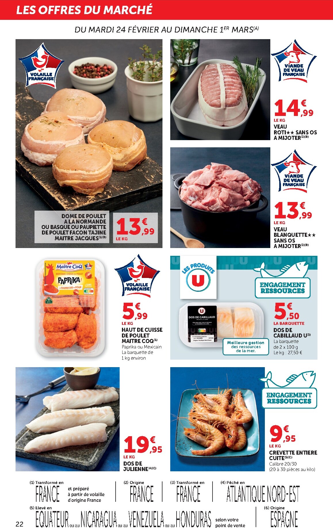 bi1 - Catalogue Bi1 Supermarché - Lurcy-Lévis, Ervy-le-Châtel, La Guerche-sur-l’Aubois, Aiserey, Selongey, Venarey-les-Laumes, Champs-sur-Yonne, Pont-sur-Yonne, Saint-Fargeau, Saint-Georges-sur-Baulche, Vermenton valable du 24/02/2026 au 08/03/2026 - page: 22