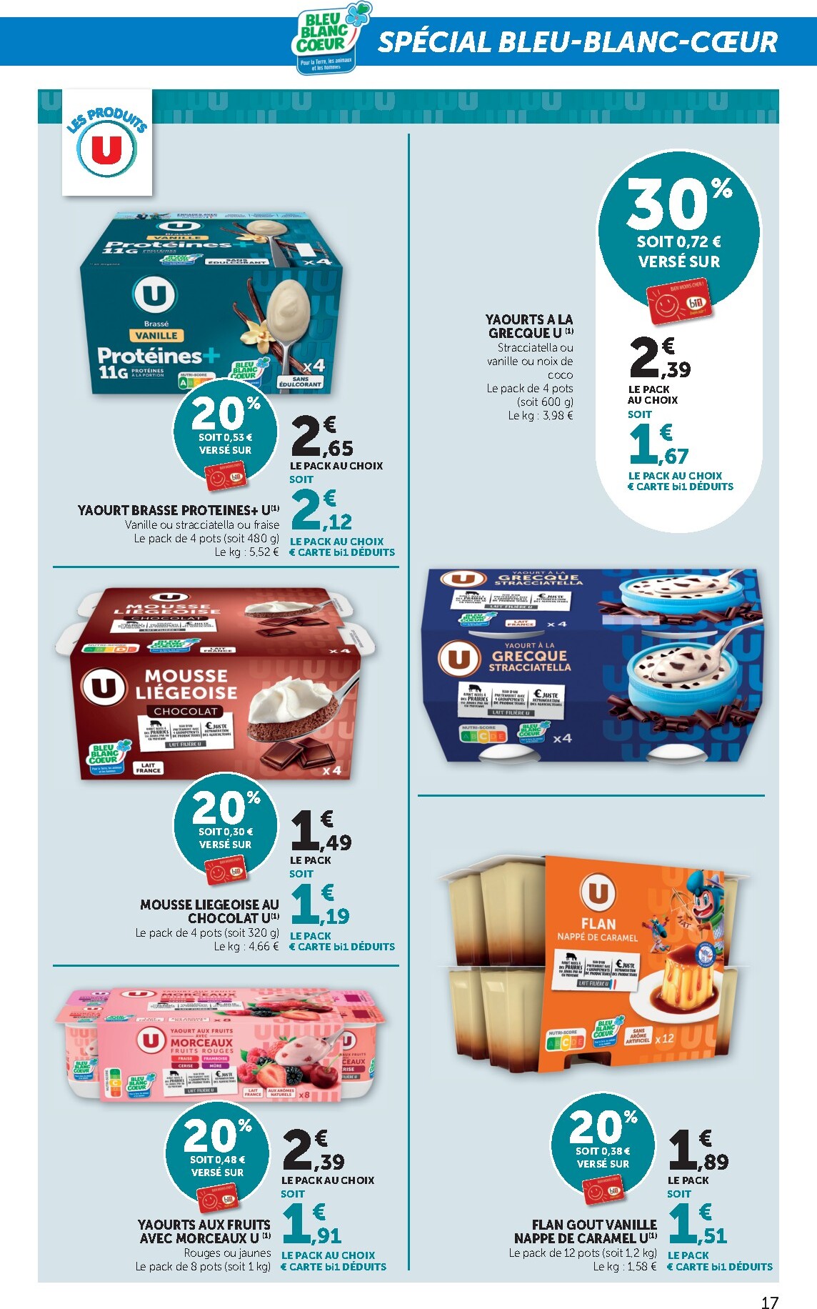 bi1 - Catalogue Bi1 Supermarché - Lurcy-Lévis, Ervy-le-Châtel, La Guerche-sur-l’Aubois, Aiserey, Selongey, Venarey-les-Laumes, Champs-sur-Yonne, Pont-sur-Yonne, Saint-Fargeau, Saint-Georges-sur-Baulche, Vermenton valable du 24/02/2026 au 08/03/2026 - page: 17