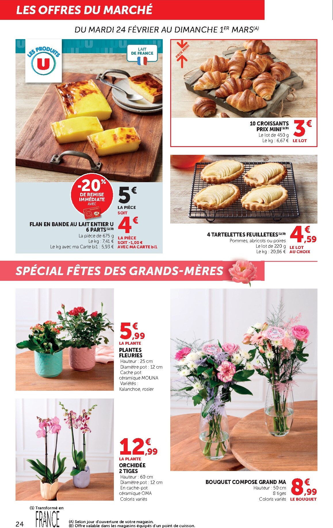 bi1 - Catalogue Bi1 Supermarché - Lurcy-Lévis, Ervy-le-Châtel, La Guerche-sur-l’Aubois, Aiserey, Selongey, Venarey-les-Laumes, Champs-sur-Yonne, Pont-sur-Yonne, Saint-Fargeau, Saint-Georges-sur-Baulche, Vermenton valable du 24/02/2026 au 08/03/2026 - page: 24