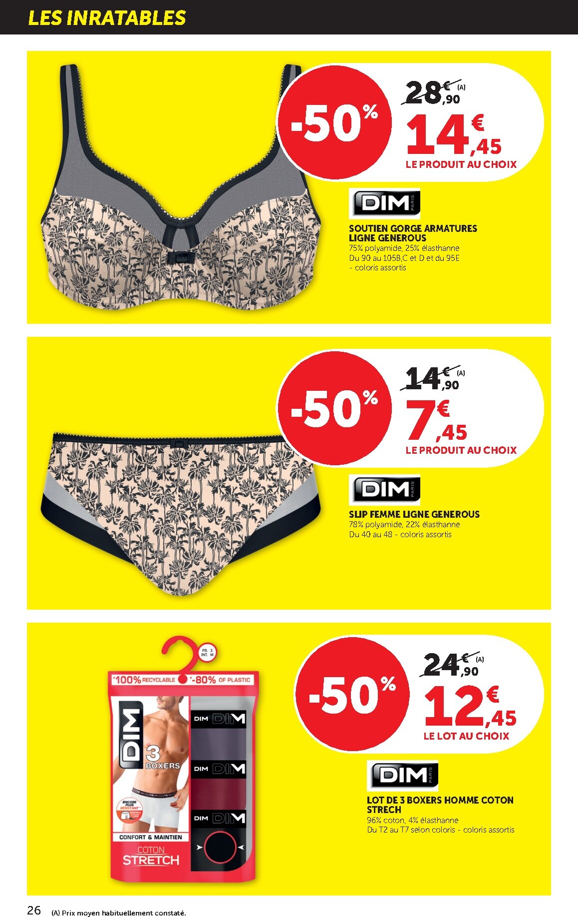 bi1 - Catalogue Bi1 Supermarché - Lurcy-Lévis, Ervy-le-Châtel, La Guerche-sur-l’Aubois, Aiserey, Selongey, Venarey-les-Laumes, Champs-sur-Yonne, Pont-sur-Yonne, Saint-Fargeau, Saint-Georges-sur-Baulche, Vermenton valable du 24/02/2026 au 08/03/2026 - page: 26