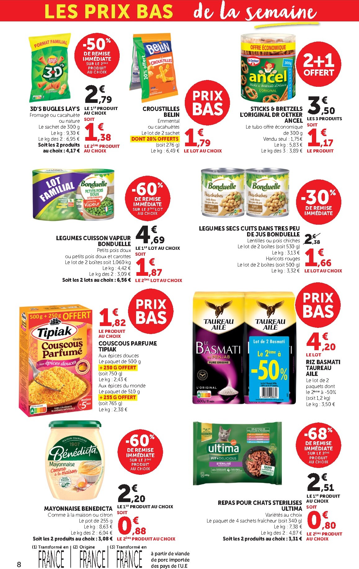 bi1 - Catalogue Bi1 Supermarché - Lurcy-Lévis, Ervy-le-Châtel, La Guerche-sur-l’Aubois, Aiserey, Selongey, Venarey-les-Laumes, Champs-sur-Yonne, Pont-sur-Yonne, Saint-Fargeau, Saint-Georges-sur-Baulche, Vermenton valable du 24/02/2026 au 08/03/2026 - page: 8