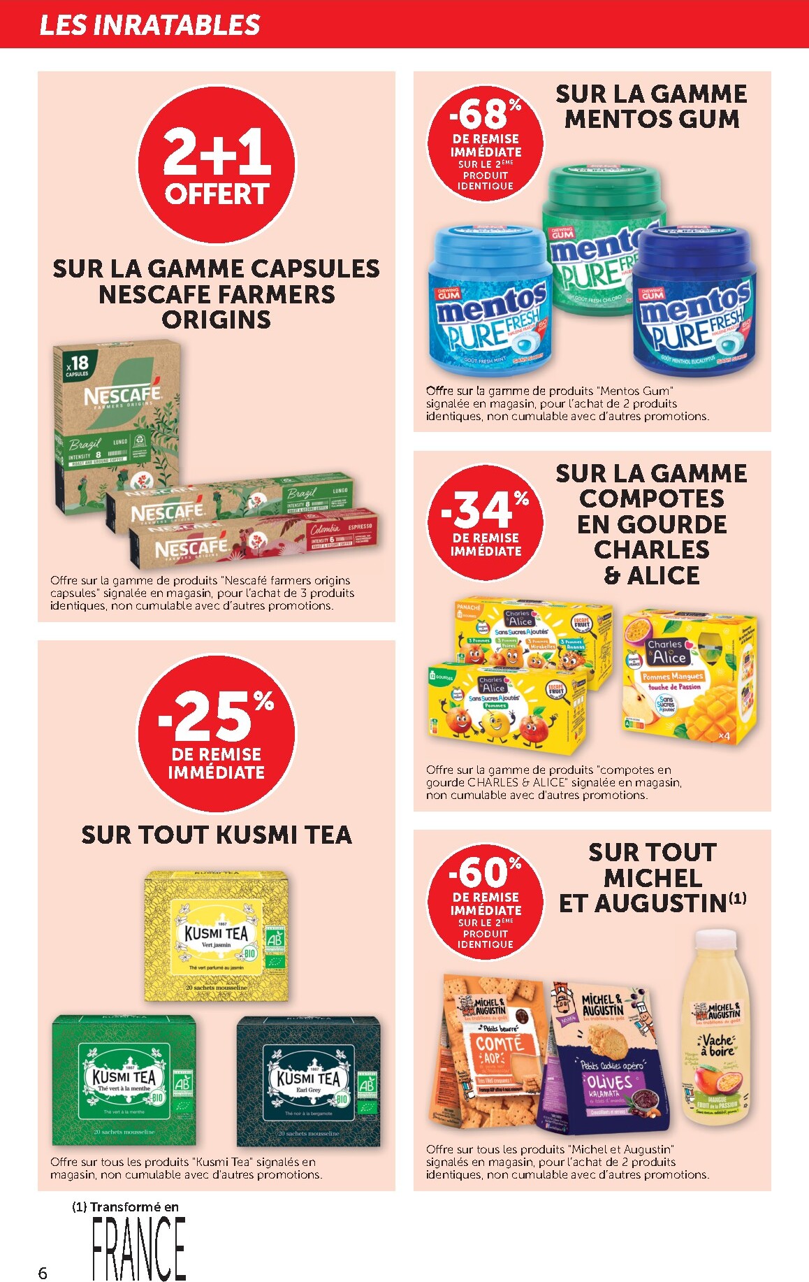 bi1 - Catalogue Bi1 Supermarché - Lurcy-Lévis, Ervy-le-Châtel, La Guerche-sur-l’Aubois, Aiserey, Selongey, Venarey-les-Laumes, Champs-sur-Yonne, Pont-sur-Yonne, Saint-Fargeau, Saint-Georges-sur-Baulche, Vermenton valable du 24/02/2026 au 08/03/2026 - page: 6