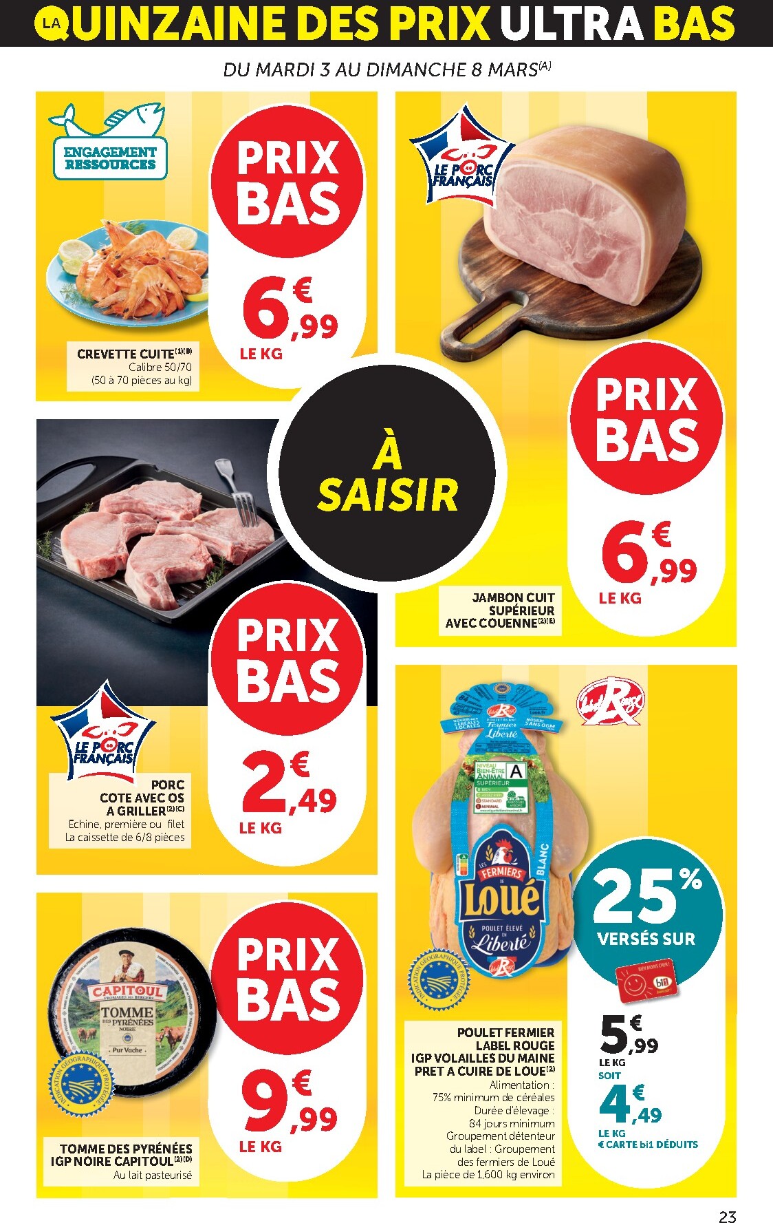 bi1 - Catalogue Bi1 Supermarché - Dompierre-sur-Besbre, Clamecy, Veigy-Foncenez, Auxerre valable du 03/03/2026 au 15/03/2026 - page: 23