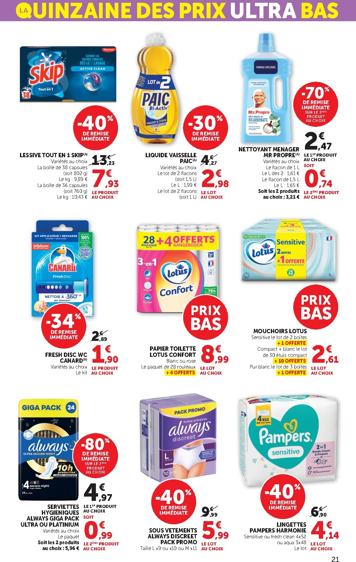 bi1 - Catalogue Bi1 Supermarché - Dompierre-sur-Besbre, Clamecy, Veigy-Foncenez, Auxerre valable du 03/03/2026 au 15/03/2026 - page: 21