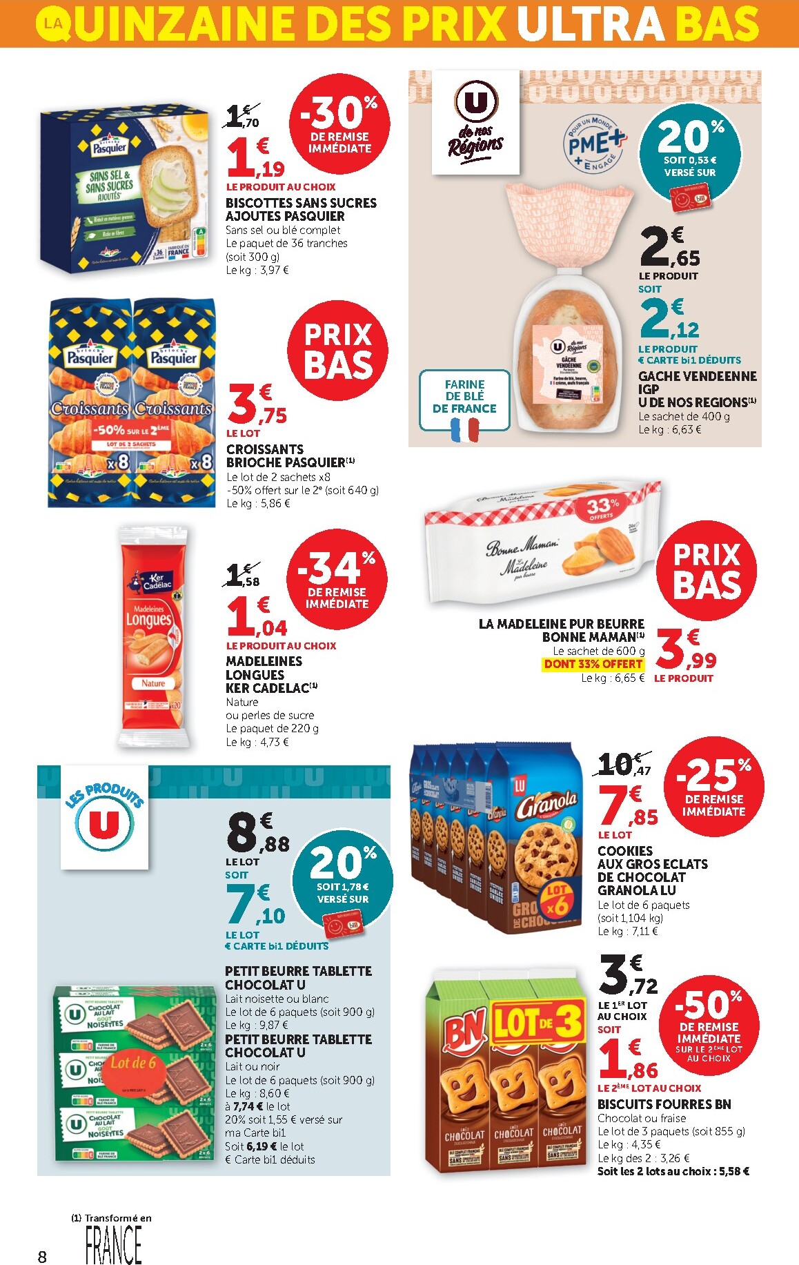 bi1 - Catalogue Bi1 Supermarché - Dompierre-sur-Besbre, Clamecy, Veigy-Foncenez, Auxerre valable du 03/03/2026 au 15/03/2026 - page: 8