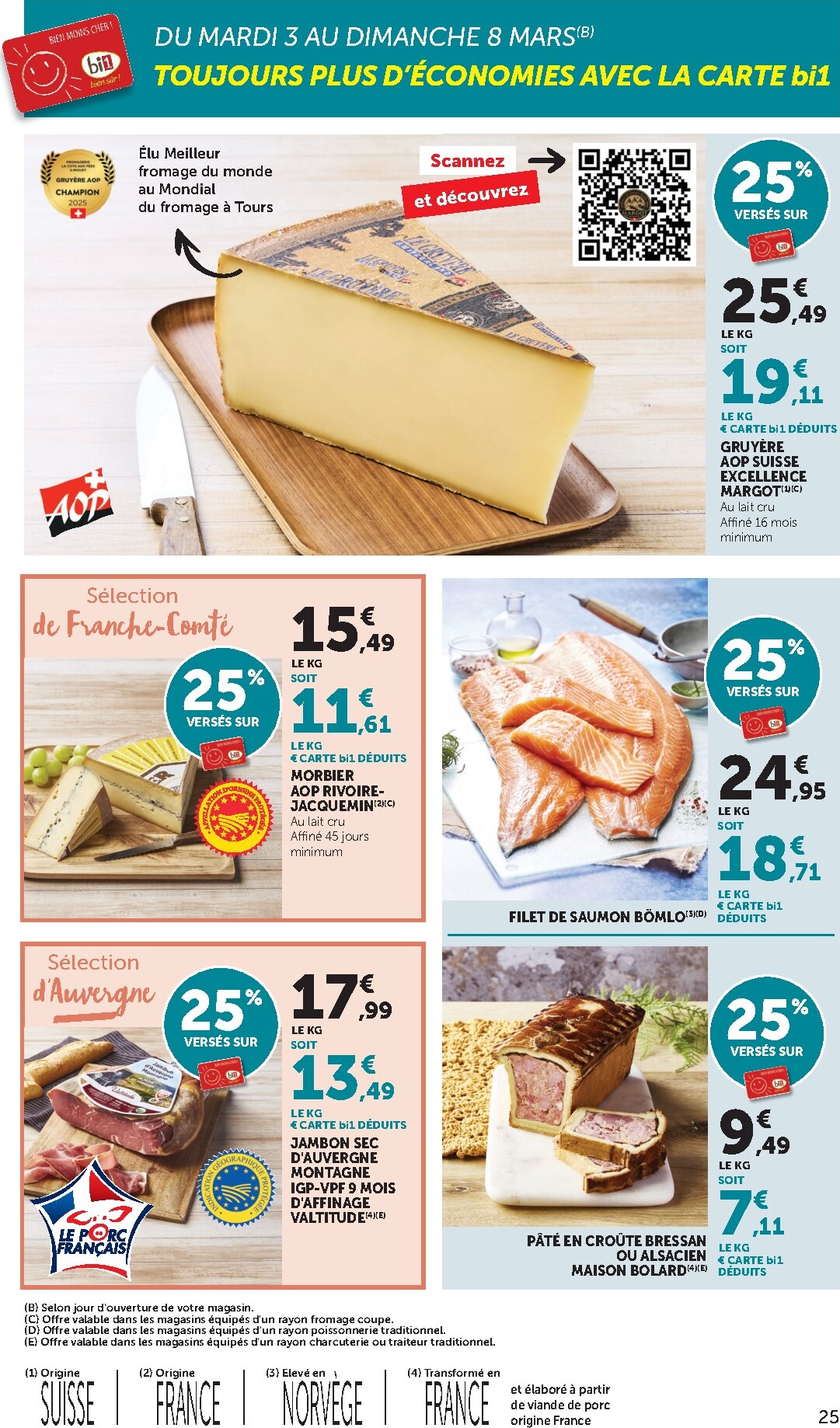 bi1 - Catalogue Bi1 Supermarché - Dompierre-sur-Besbre, Clamecy, Veigy-Foncenez, Auxerre valable du 03/03/2026 au 15/03/2026 - page: 25