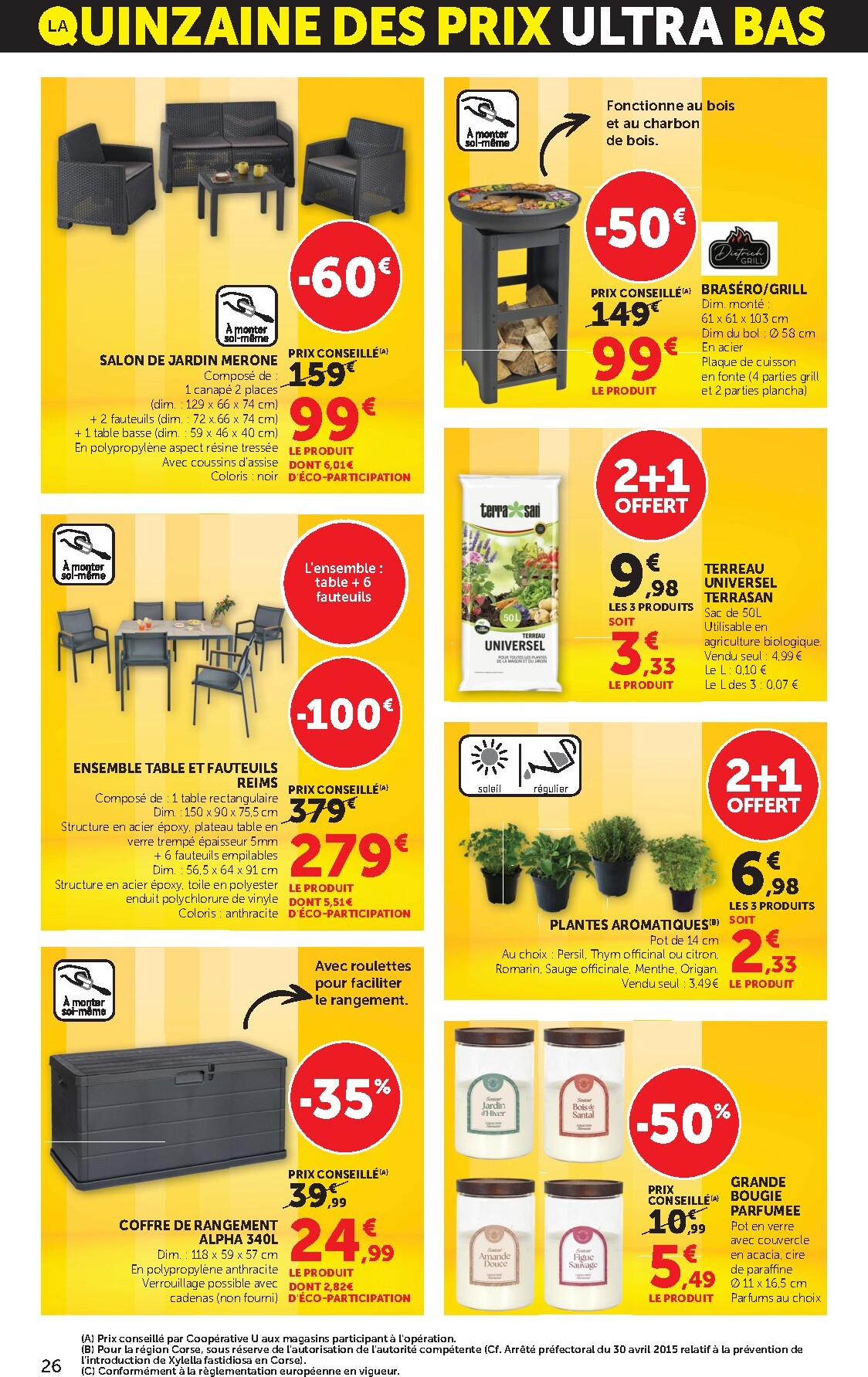 bi1 - Catalogue Bi1 Supermarché - Lurcy-Lévis, Ervy-le-Châtel, La Guerche-sur-l’Aubois, Aiserey, Selongey, Venarey-les-Laumes, Champs-sur-Yonne, Pont-sur-Yonne, Saint-Fargeau, Saint-Georges-sur-Baulche, Vermenton valable du 03/03/2026 au 15/03/2026 - page: 26