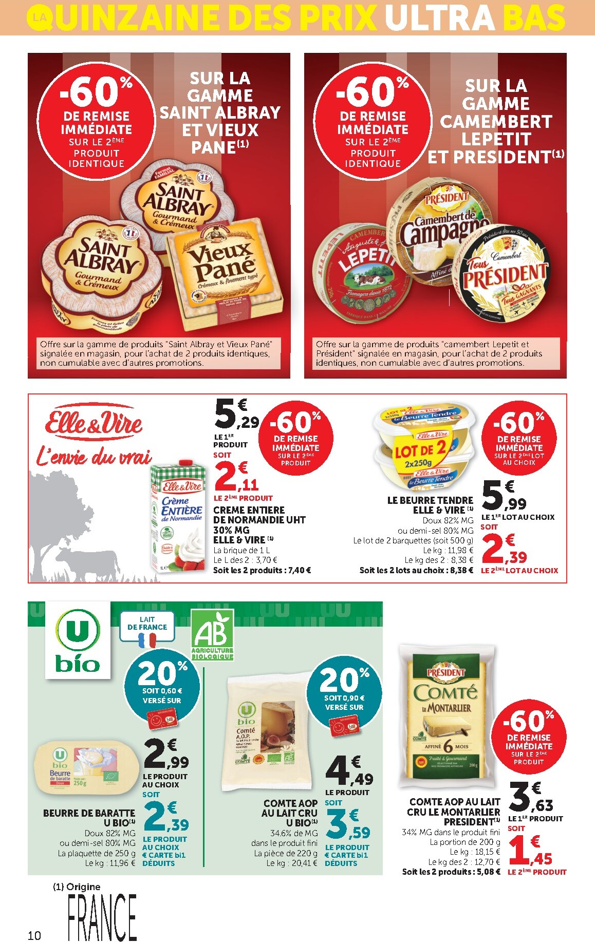 bi1 - Catalogue Bi1 Supermarché - Chaource, Voujeaucourt, Lavans-les-Saint-Claude, Salins-les-Bains, La Pacaudière, Lormes, Saint-Pierre-le-Moûtier, La Clayette, Louhans, Verdun-sur-le-Doubs, Ancy-le-Franc, Bléneau valable du 03/03/2026 au 15/03/2026 - page: 10