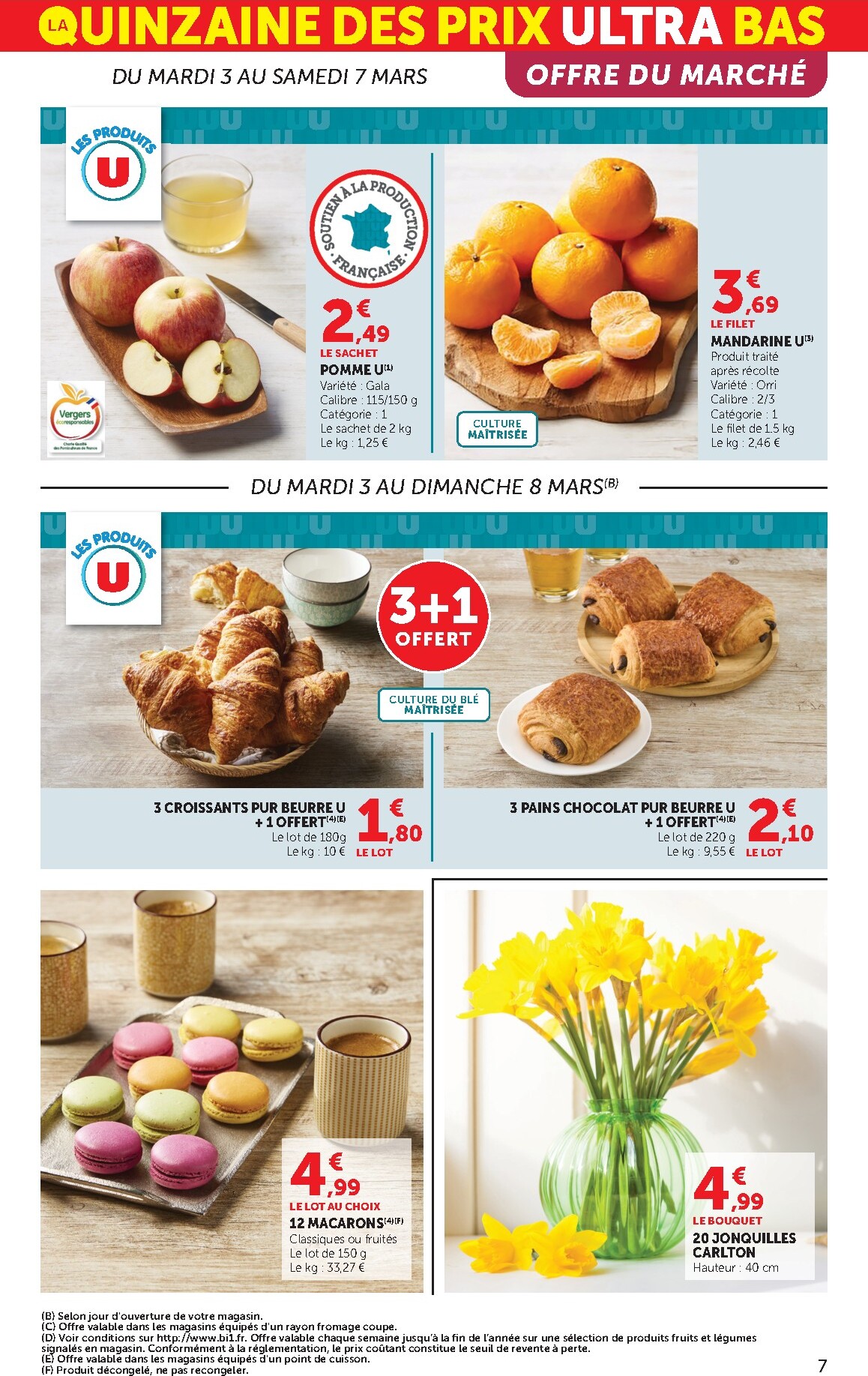 bi1 - Catalogue Bi1 Supermarché - Chaource, Voujeaucourt, Lavans-les-Saint-Claude, Salins-les-Bains, La Pacaudière, Lormes, Saint-Pierre-le-Moûtier, La Clayette, Louhans, Verdun-sur-le-Doubs, Ancy-le-Franc, Bléneau valable du 03/03/2026 au 15/03/2026 - page: 7