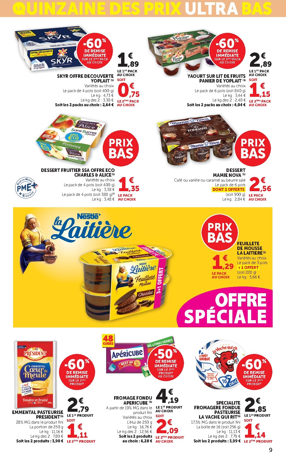 bi1 - Catalogue Bi1 Supermarché - Chaource, Voujeaucourt, Lavans-les-Saint-Claude, Salins-les-Bains, La Pacaudière, Lormes, Saint-Pierre-le-Moûtier, La Clayette, Louhans, Verdun-sur-le-Doubs, Ancy-le-Franc, Bléneau valable du 03/03/2026 au 15/03/2026 - page: 9