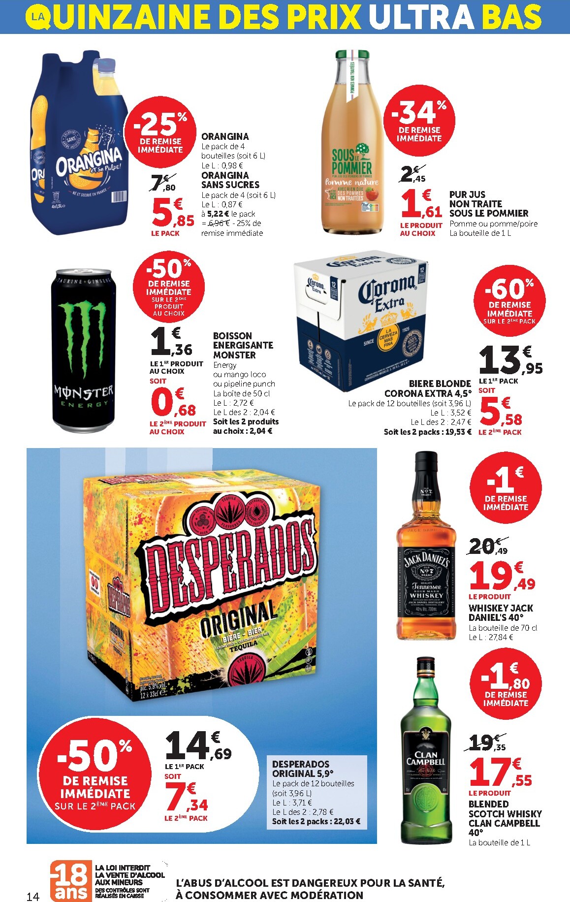 bi1 - Catalogue Bi1 Supermarché - Lurcy-Lévis, Ervy-le-Châtel, La Guerche-sur-l’Aubois, Aiserey, Selongey, Venarey-les-Laumes, Champs-sur-Yonne, Pont-sur-Yonne, Saint-Fargeau, Saint-Georges-sur-Baulche, Vermenton valable du 10/03/2026 au 22/03/2026 - page: 14